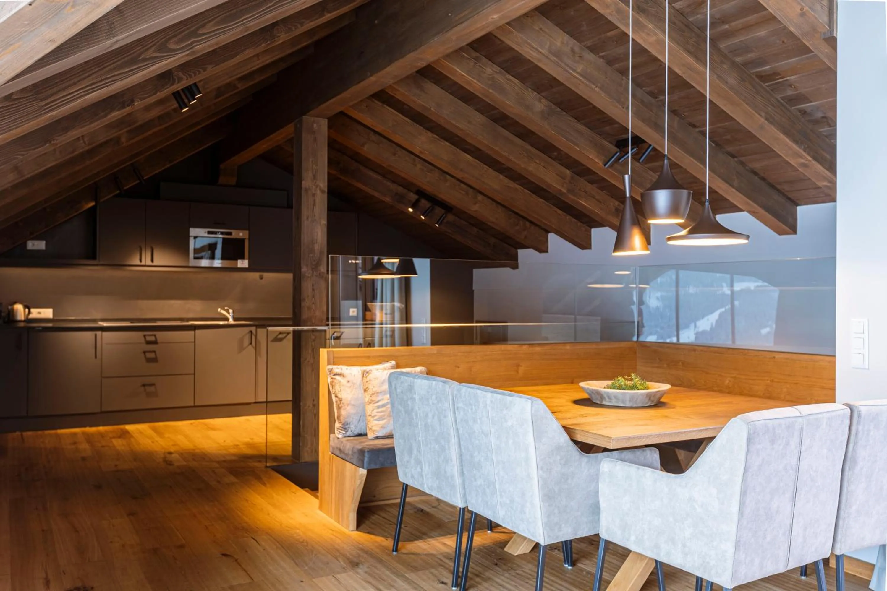 Kitchen or kitchenette in Bergresort Zugspitze Ehrwald by ALPS RESORTS