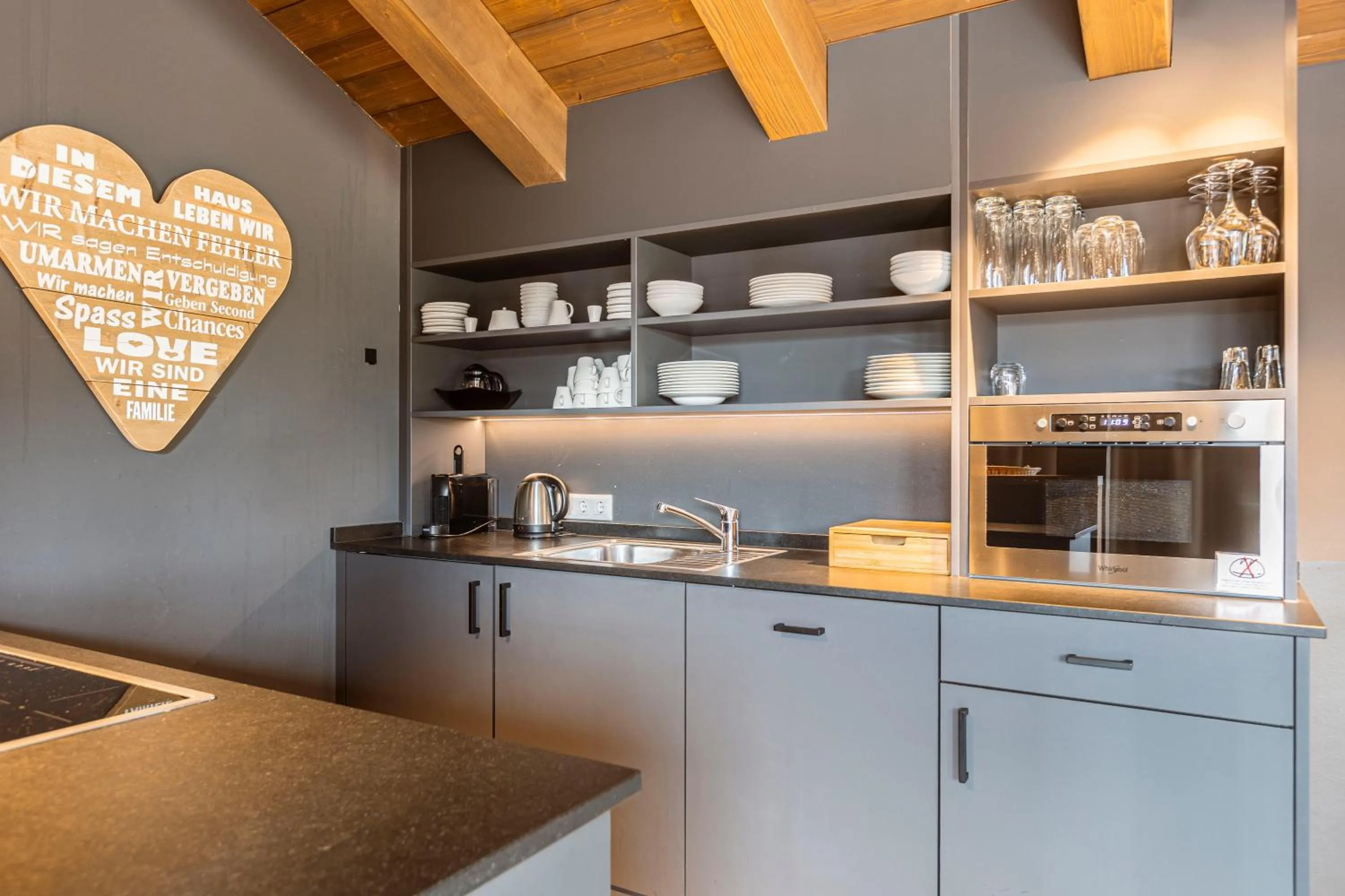 Kitchen or kitchenette in Bergresort Zugspitze Ehrwald by ALPS RESORTS