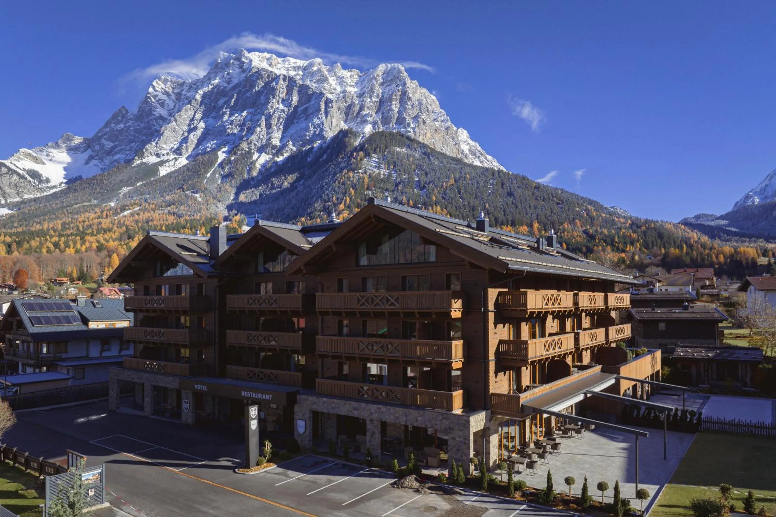 Property building in Bergresort Zugspitze Ehrwald by ALPS RESORTS