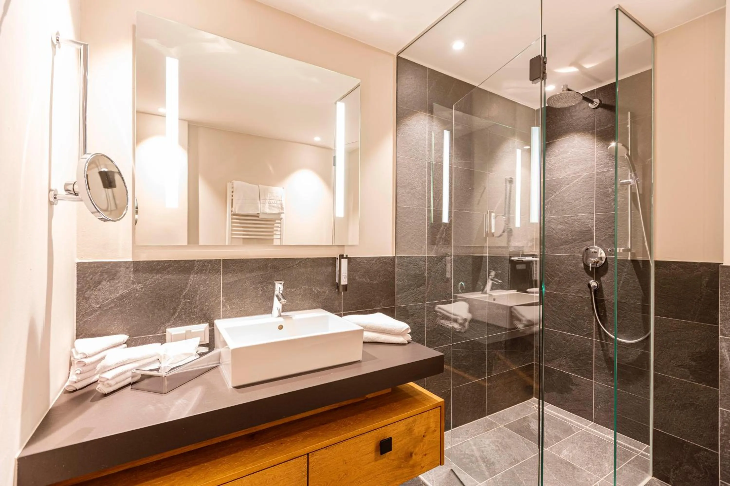 Bathroom in Bergresort Zugspitze Ehrwald by ALPS RESORTS