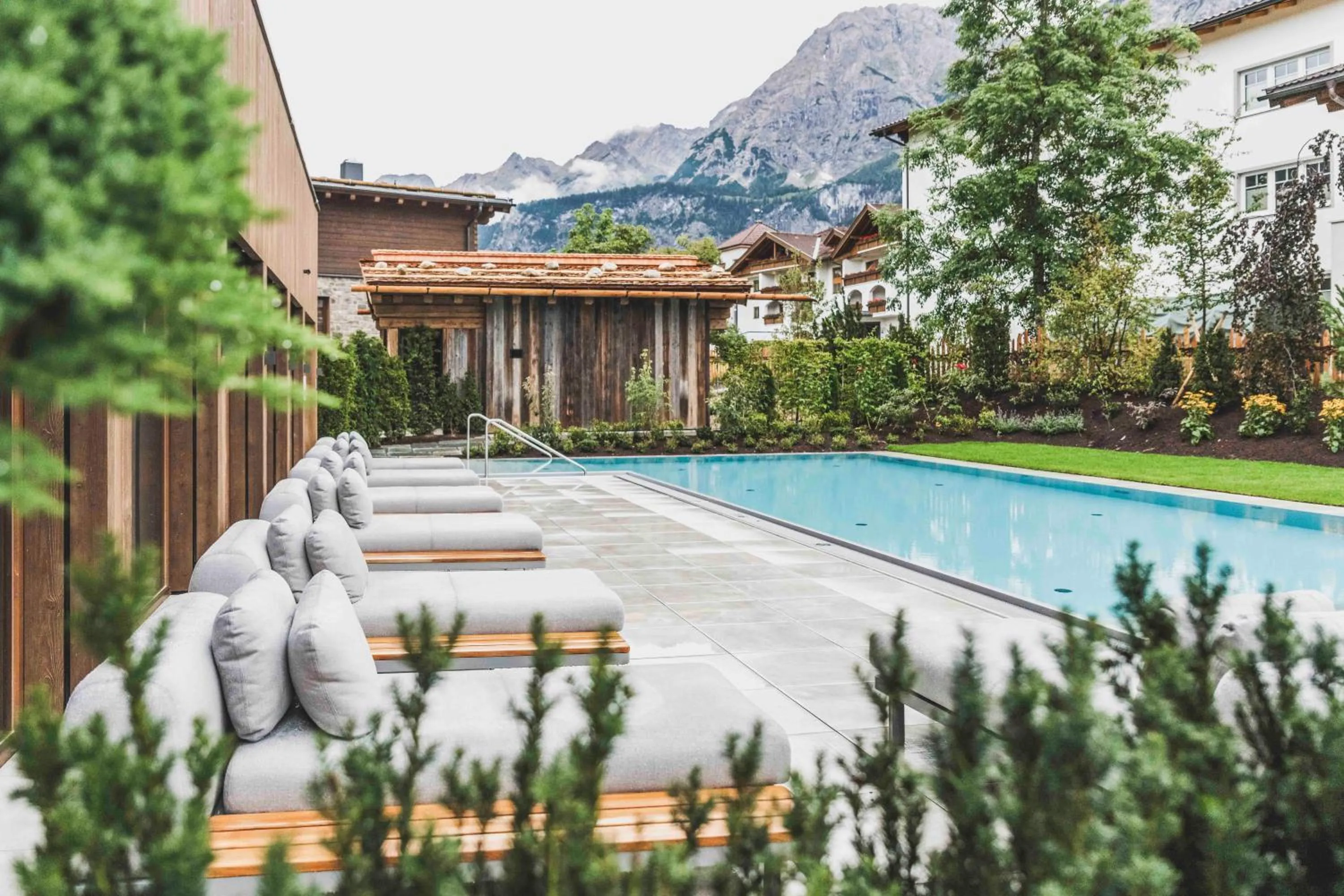 Swimming pool in Bergresort Zugspitze Ehrwald by ALPS RESORTS