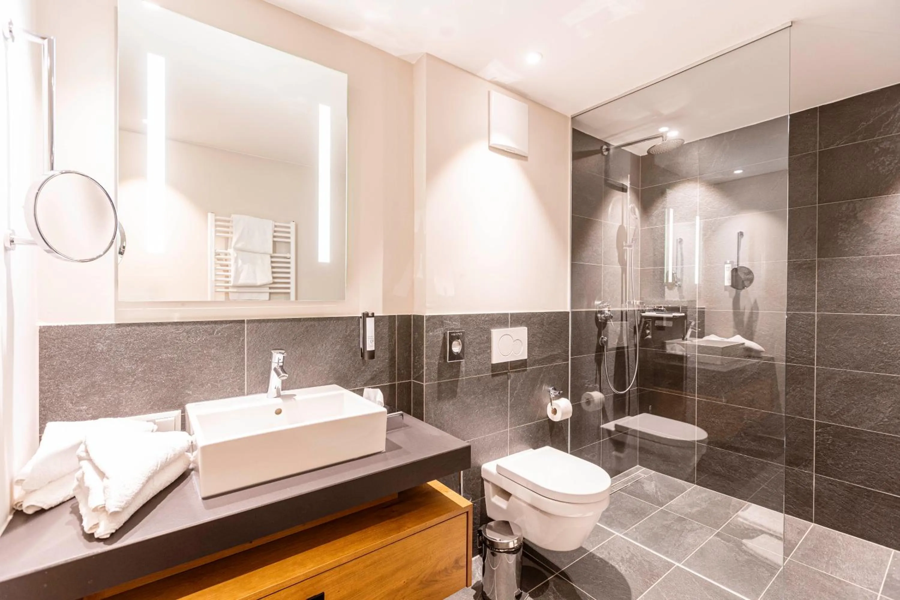 Bathroom in Bergresort Zugspitze Ehrwald by ALPS RESORTS