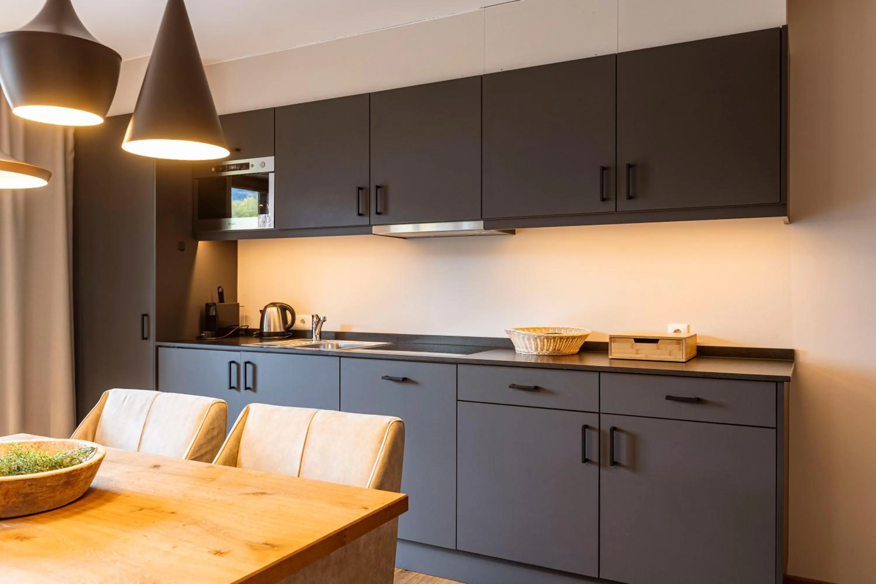 Kitchen or kitchenette in Bergresort Zugspitze Ehrwald by ALPS RESORTS