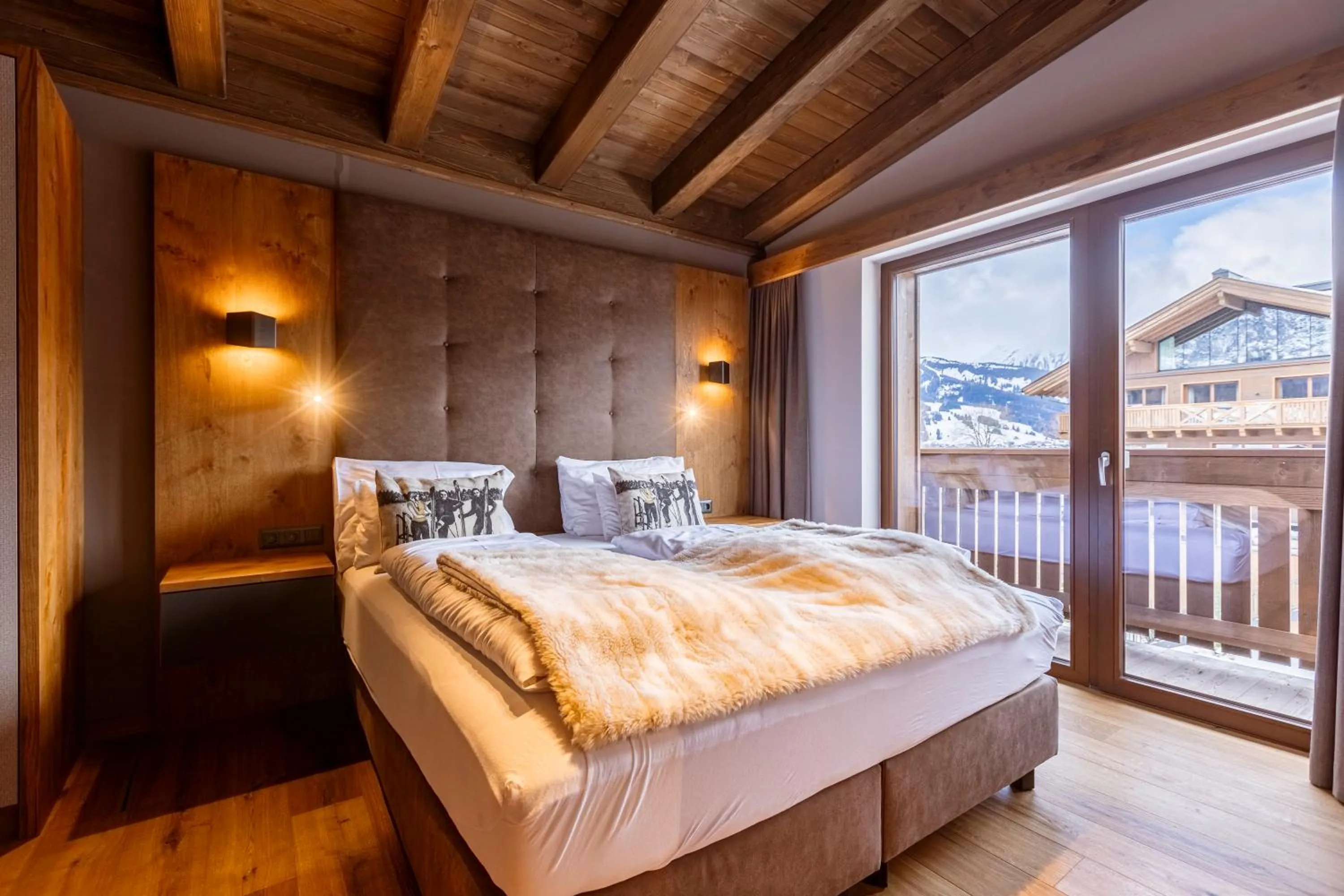 Bedroom, Bed in Bergresort Zugspitze Ehrwald by ALPS RESORTS