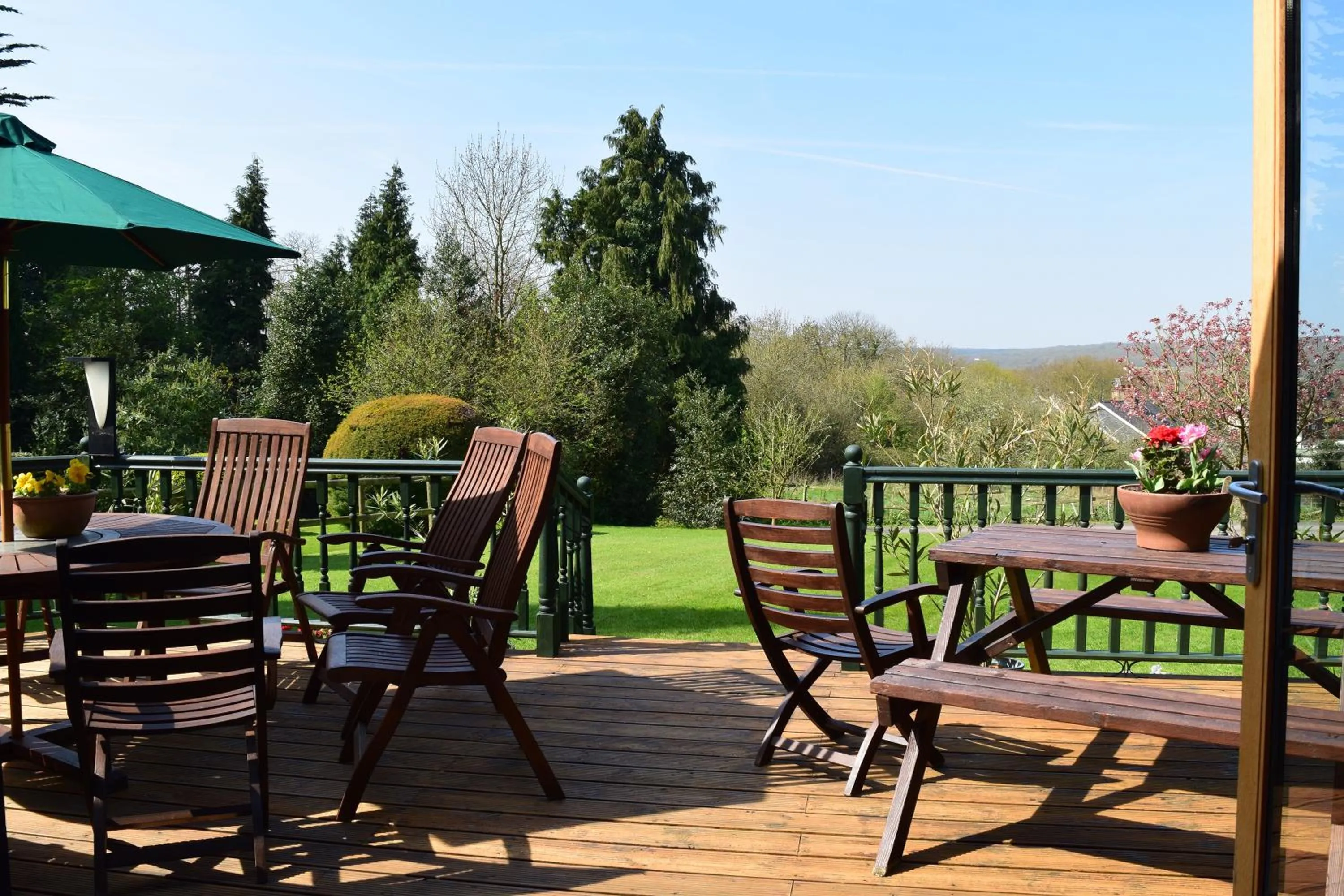 Patio in Oakside Lodge Guest House