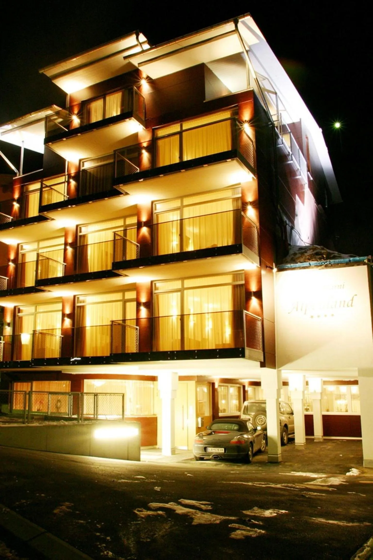 Property building in Hotel Alpenland
