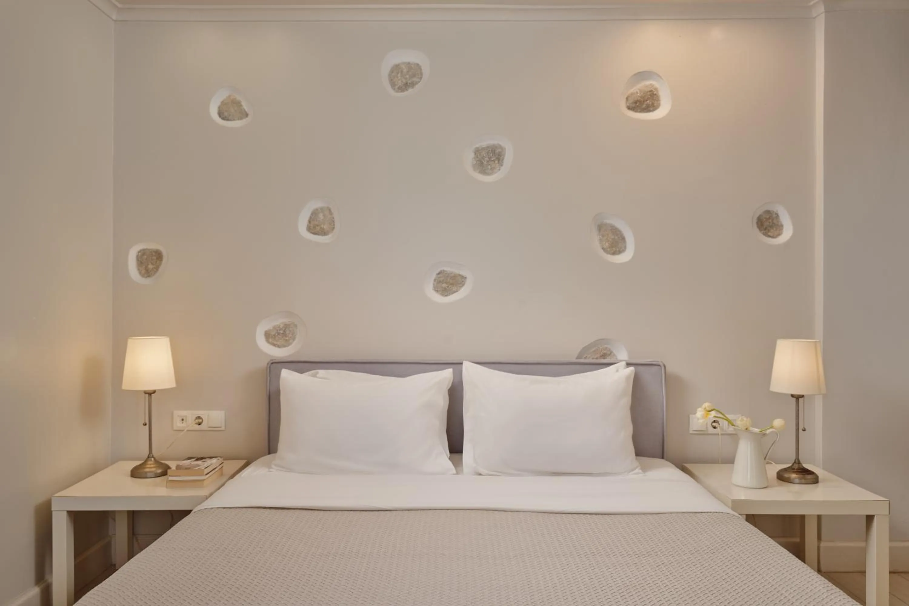 Bedroom, Bed in Meltemi Village Hotel