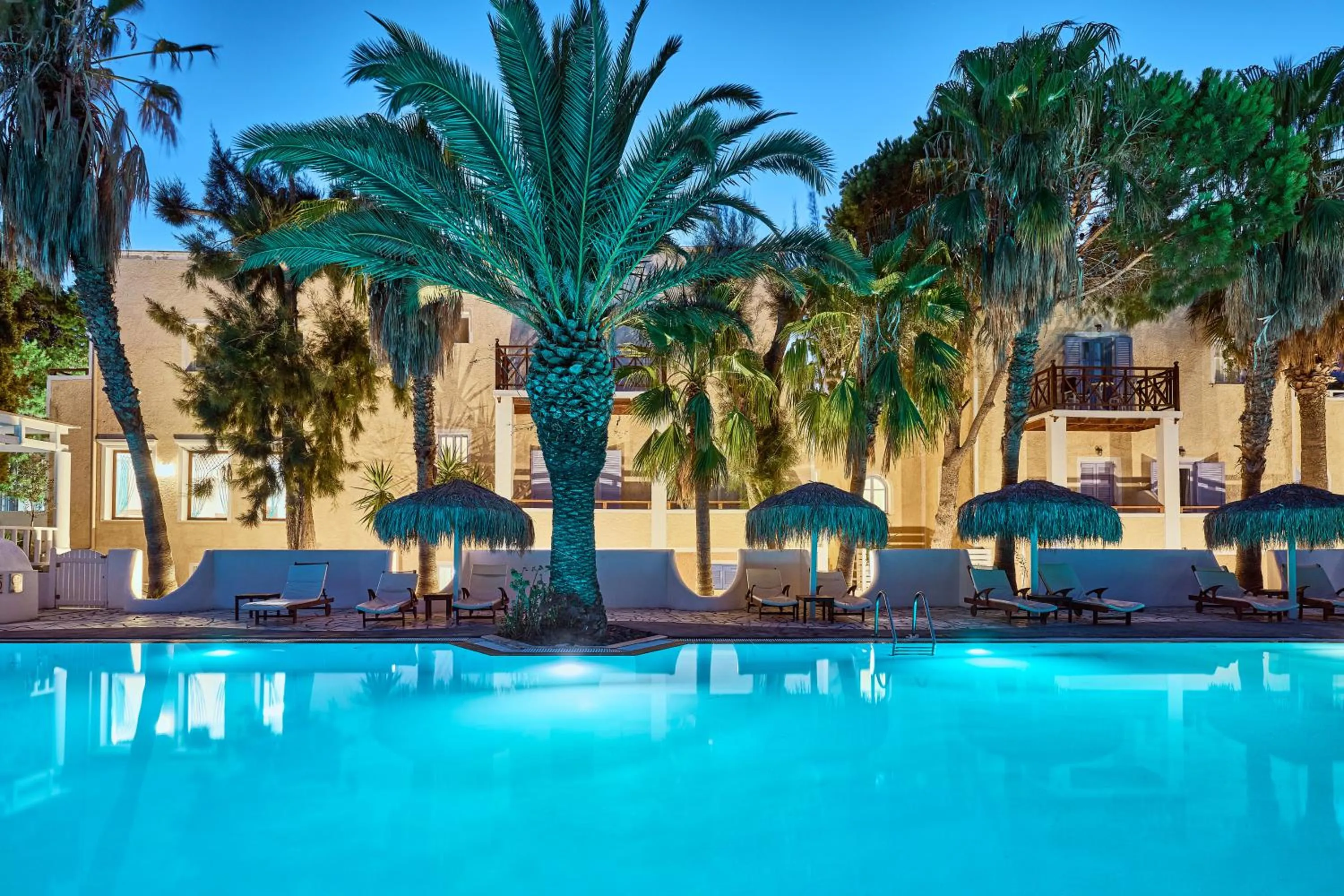 Swimming pool in Meltemi Village Hotel