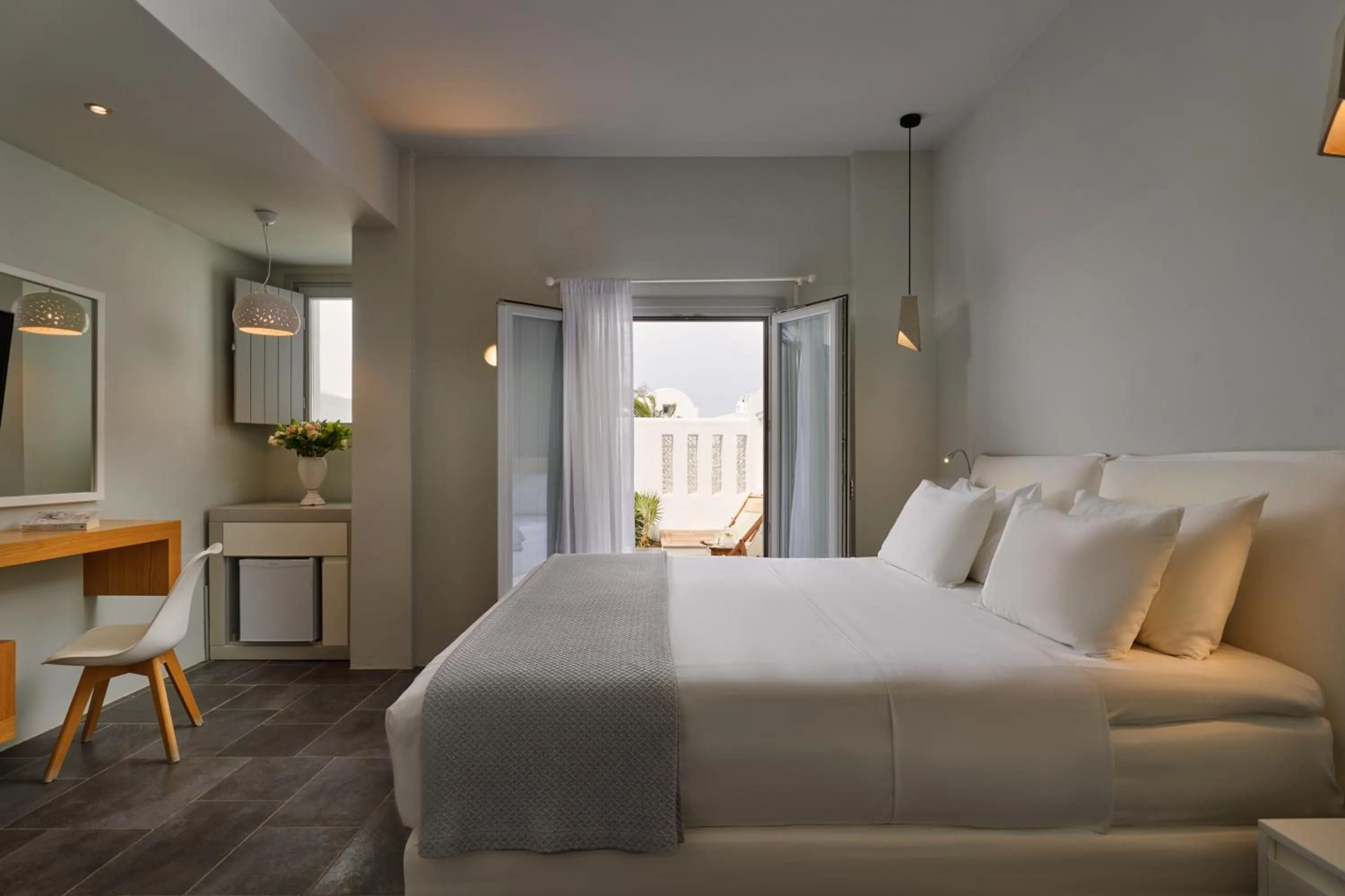 Bedroom, Bed in Meltemi Village Hotel