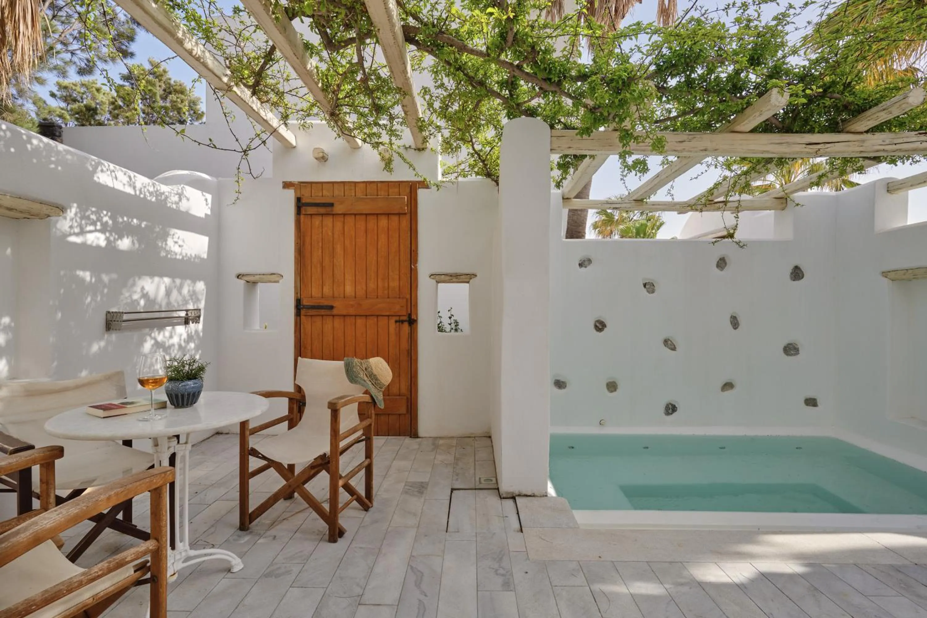 Balcony/Terrace in Meltemi Village Hotel