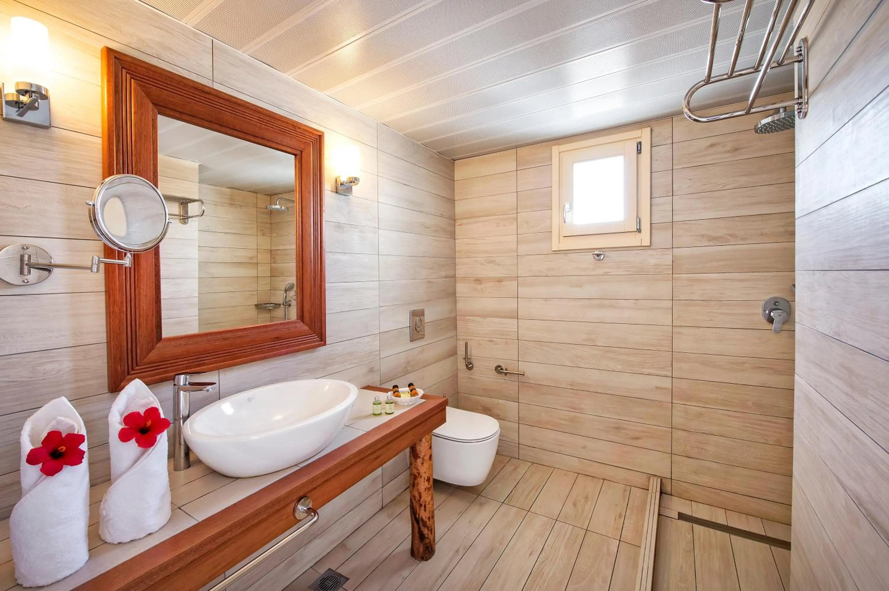 Bathroom in Meltemi Village Hotel