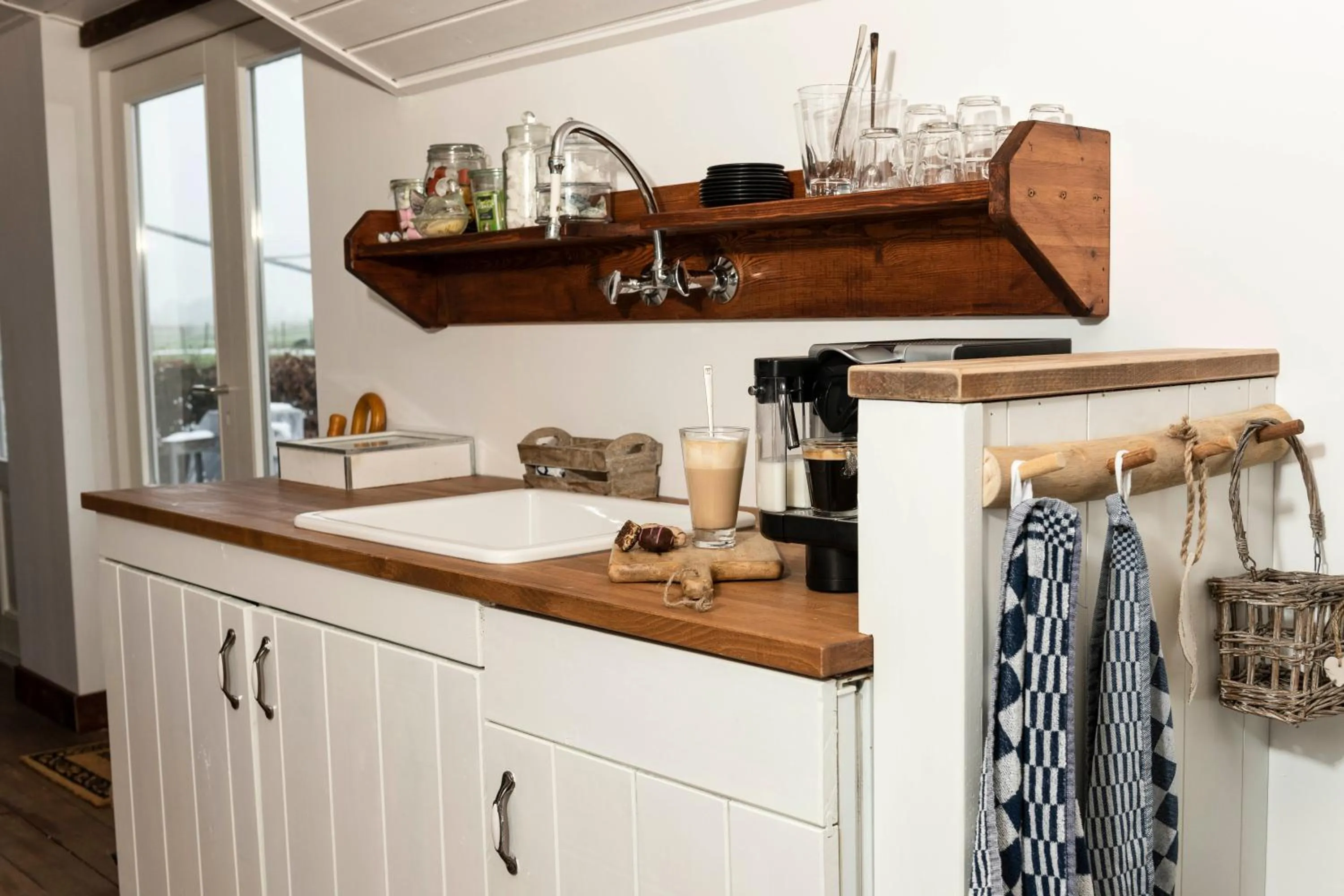 Kitchen or kitchenette in B&B Bed en Omelet