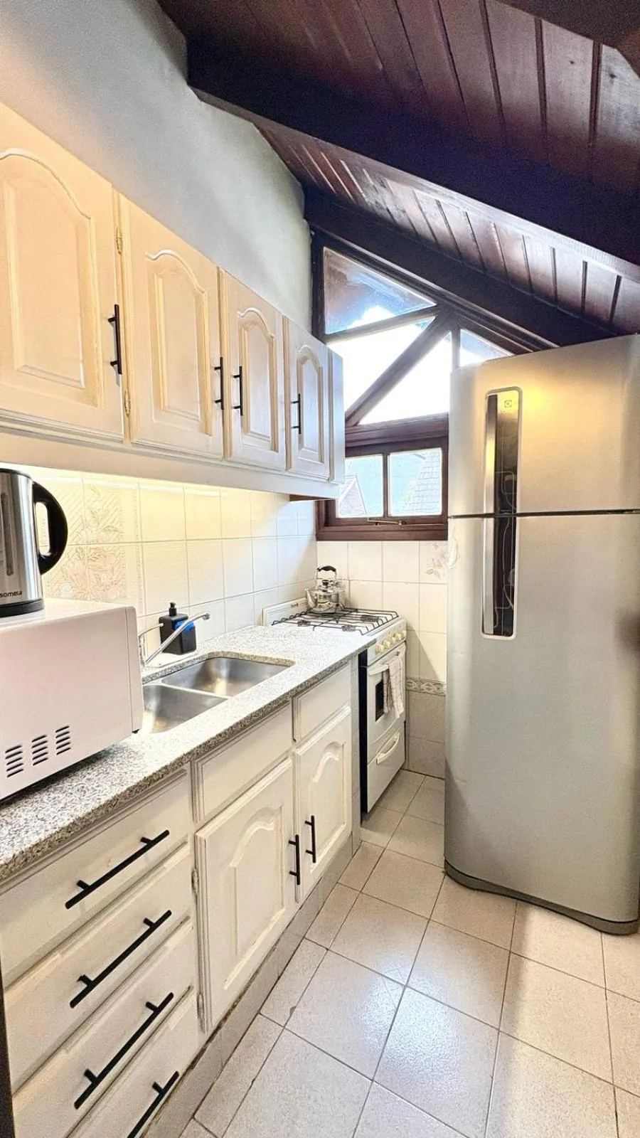 Kitchen or kitchenette in Apart & Hotel La Fontaine - by ROTUI