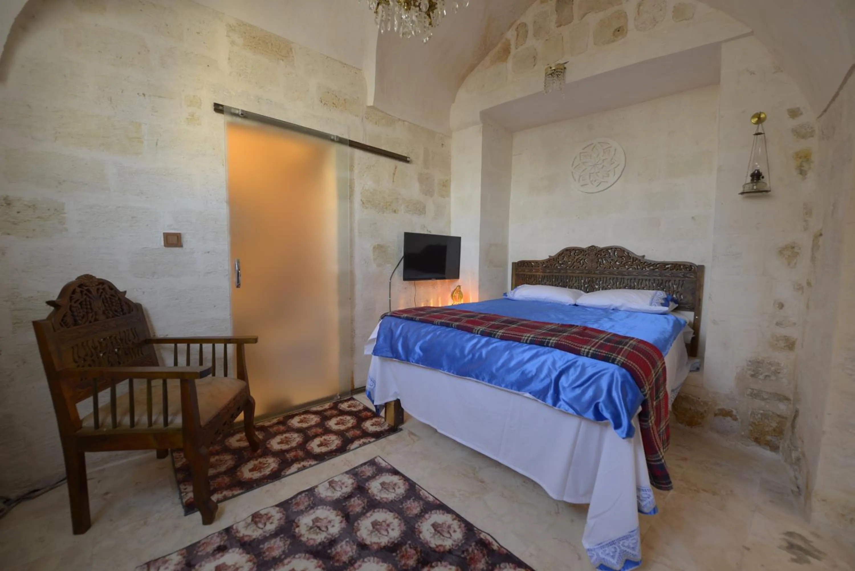 Bed in MERDİN BOUTİQUE HOTEL