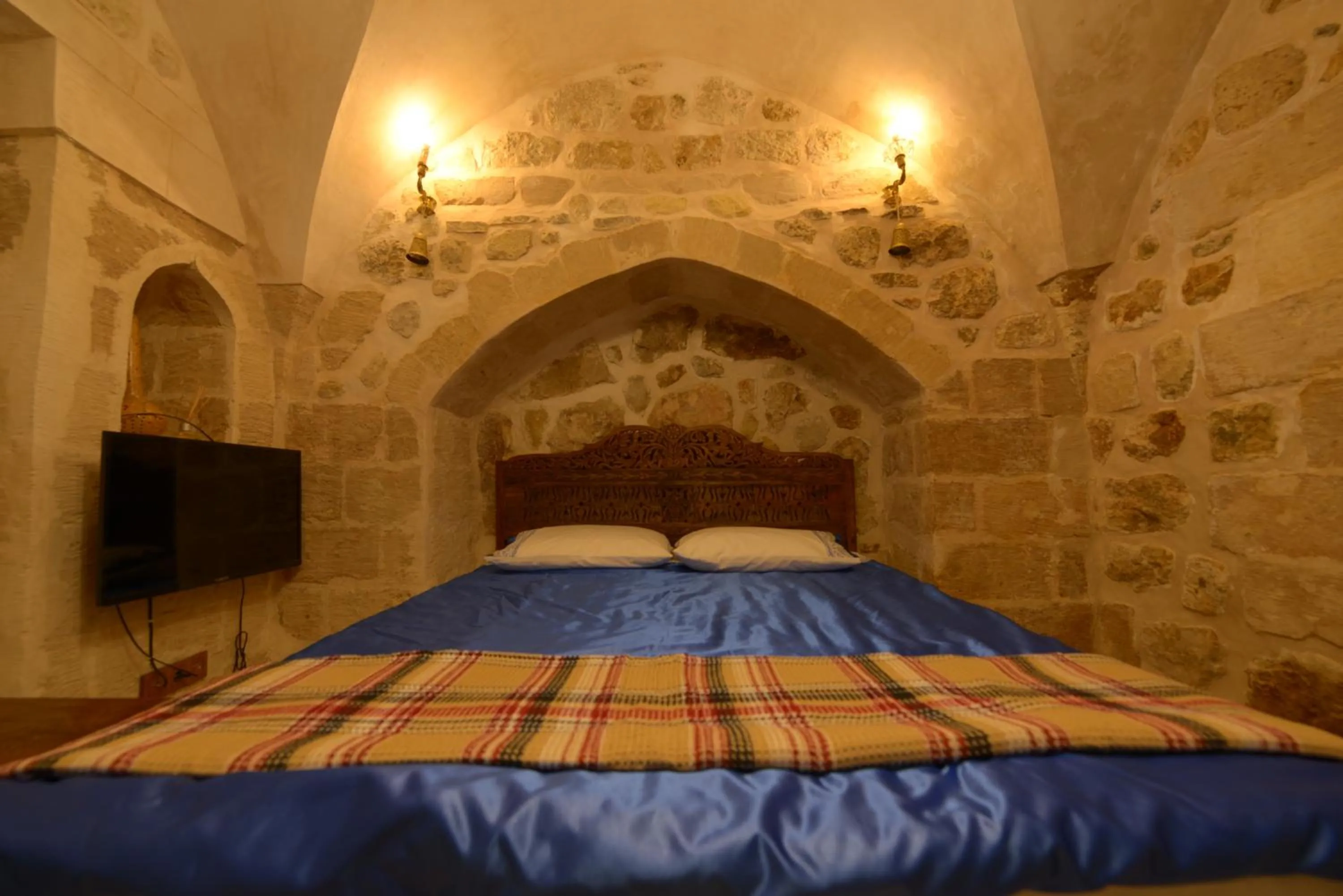 Bed in MERDİN BOUTİQUE HOTEL