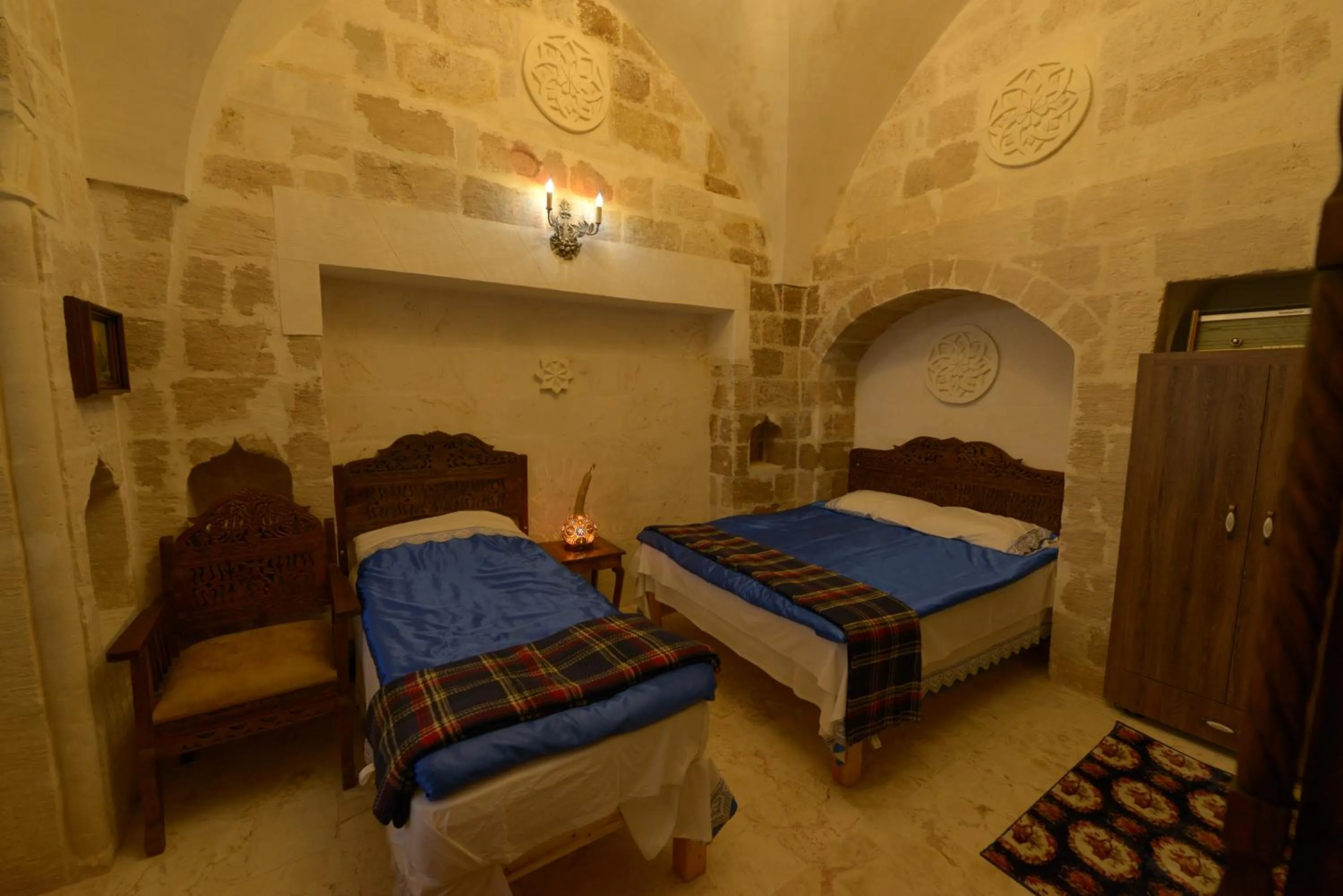 Bed in MERDİN BOUTİQUE HOTEL