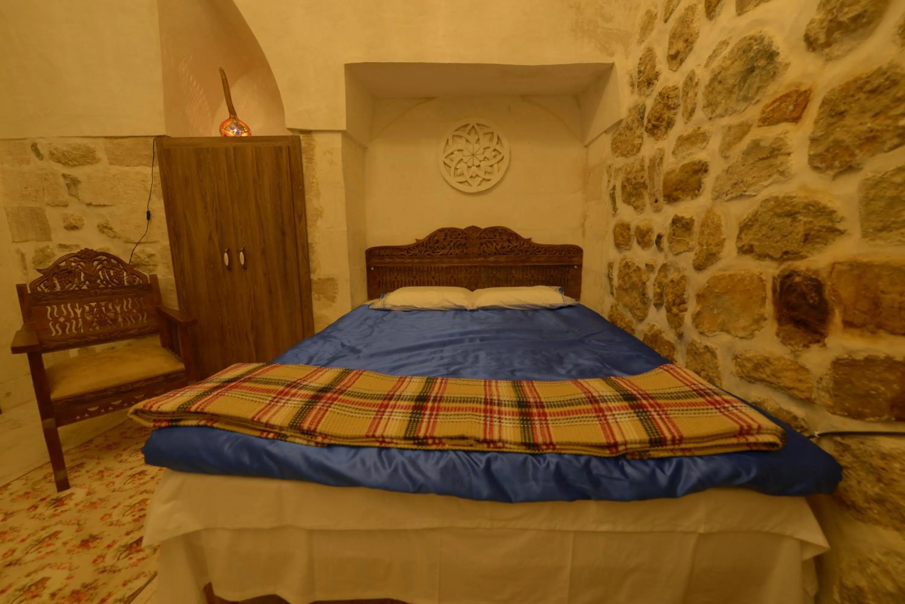 Bed in MERDİN BOUTİQUE HOTEL