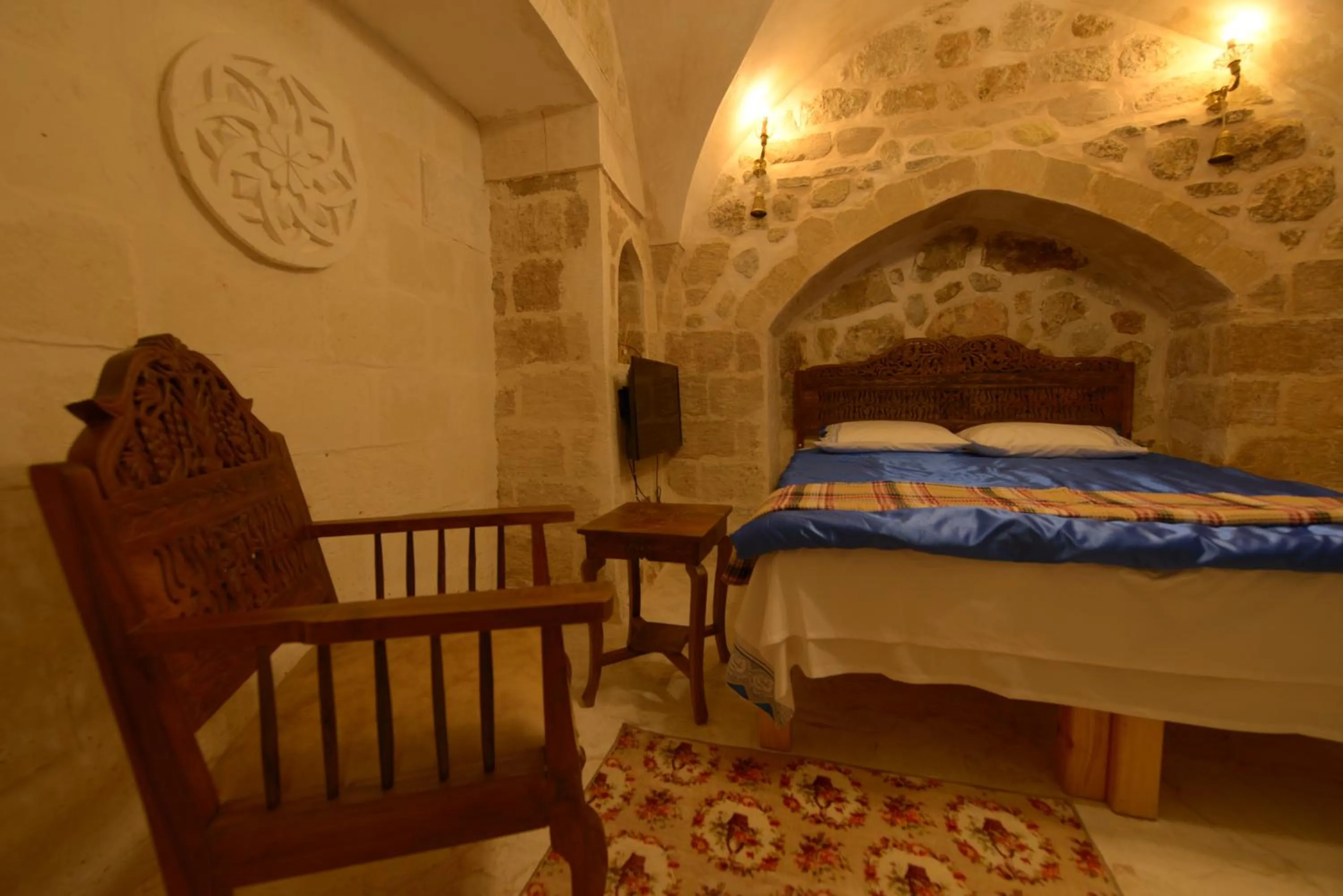 Bed in MERDİN BOUTİQUE HOTEL