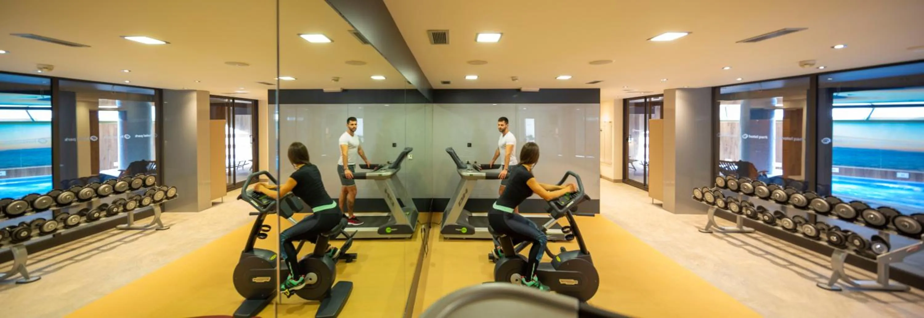 Fitness centre/facilities in Hotel Park Makarska