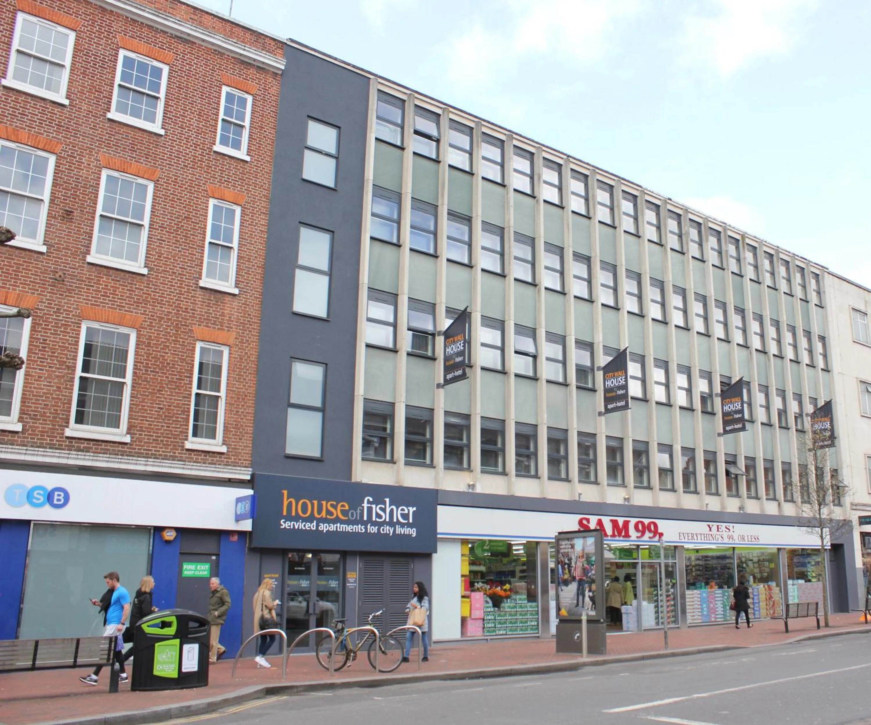 Property building in House of Fisher - City Wall House