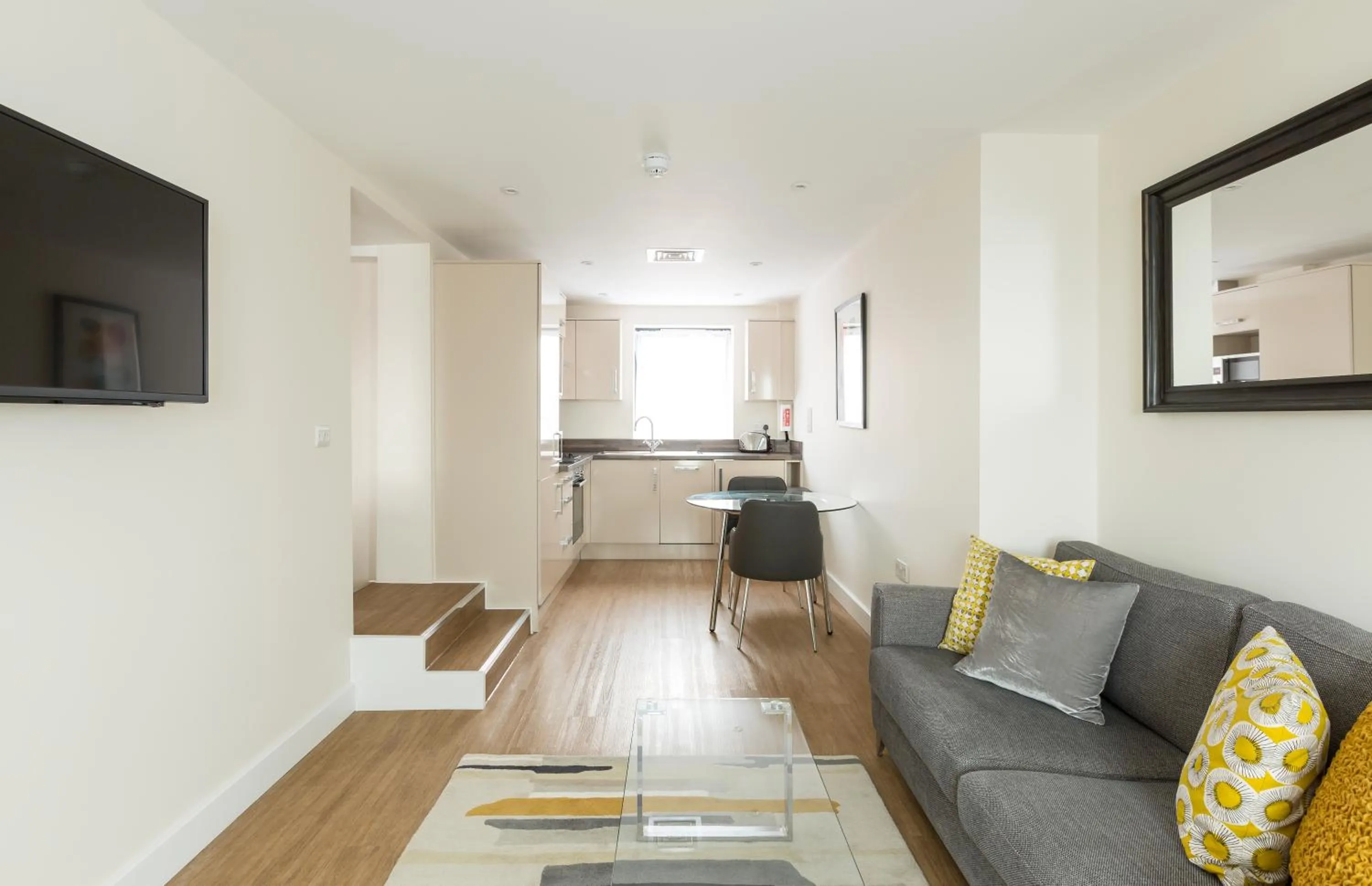 Living room in House of Fisher - City Wall House