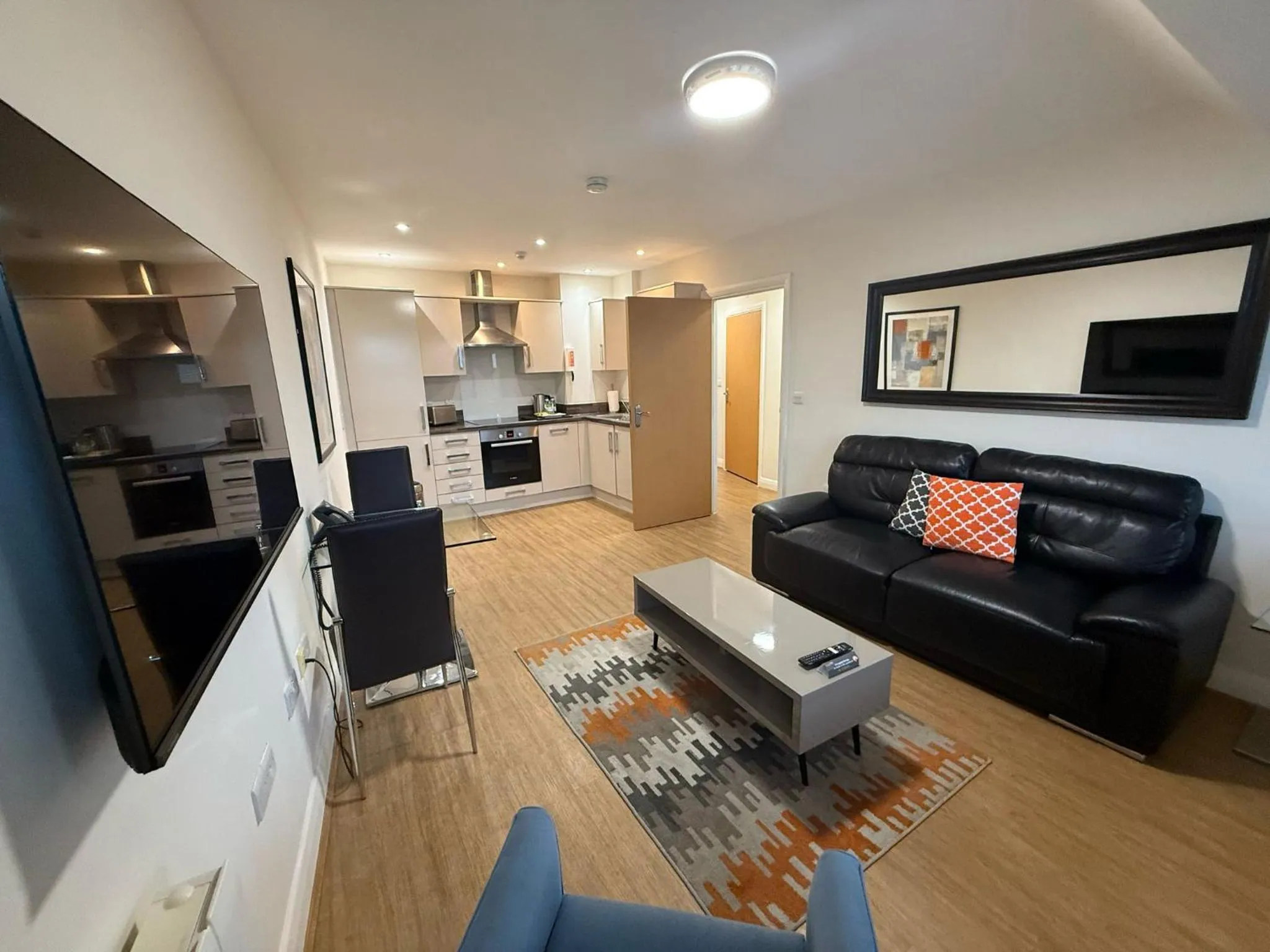 Living room in House of Fisher - City Wall House