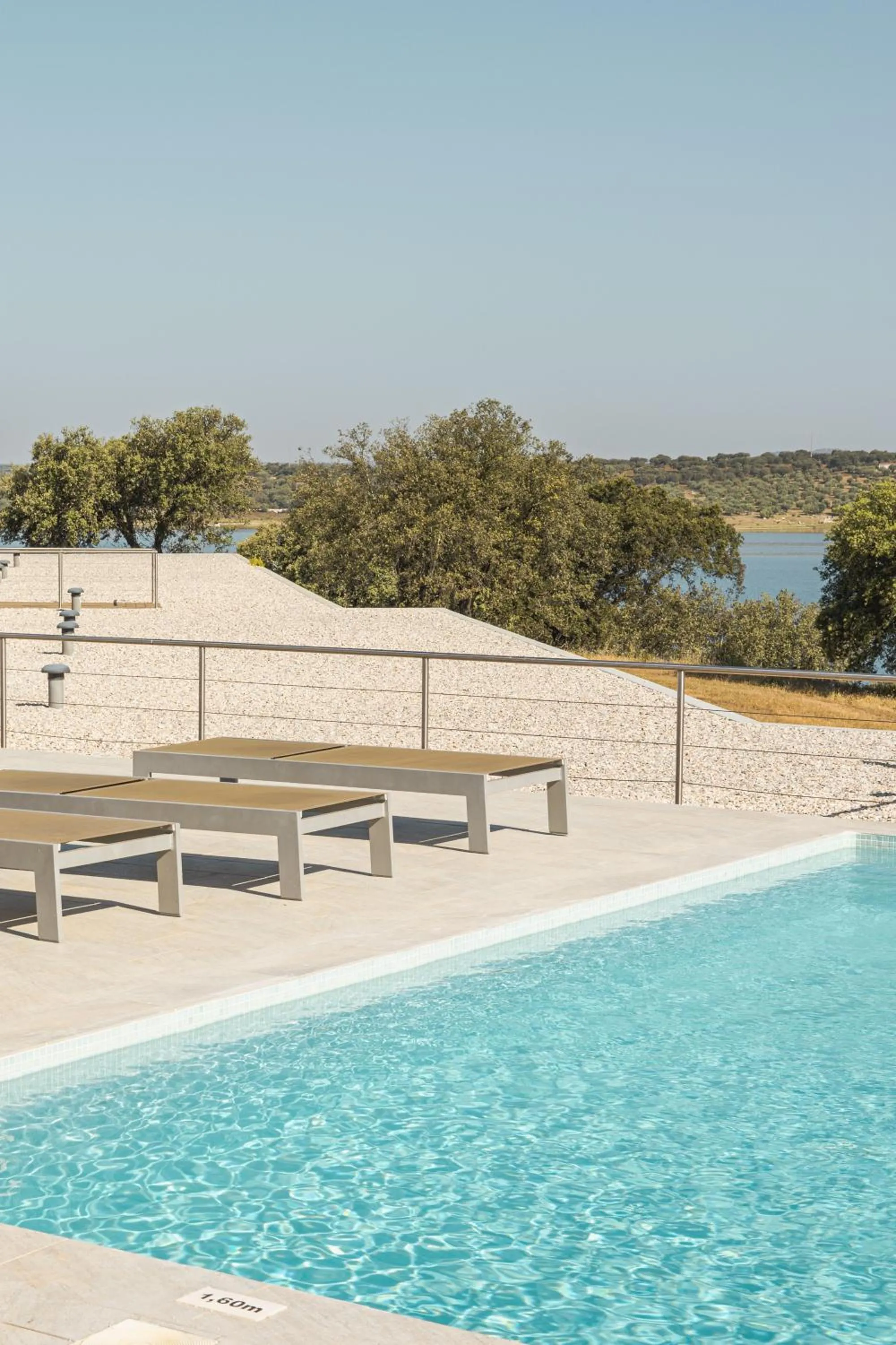 Lake view in Herdade dos Delgados