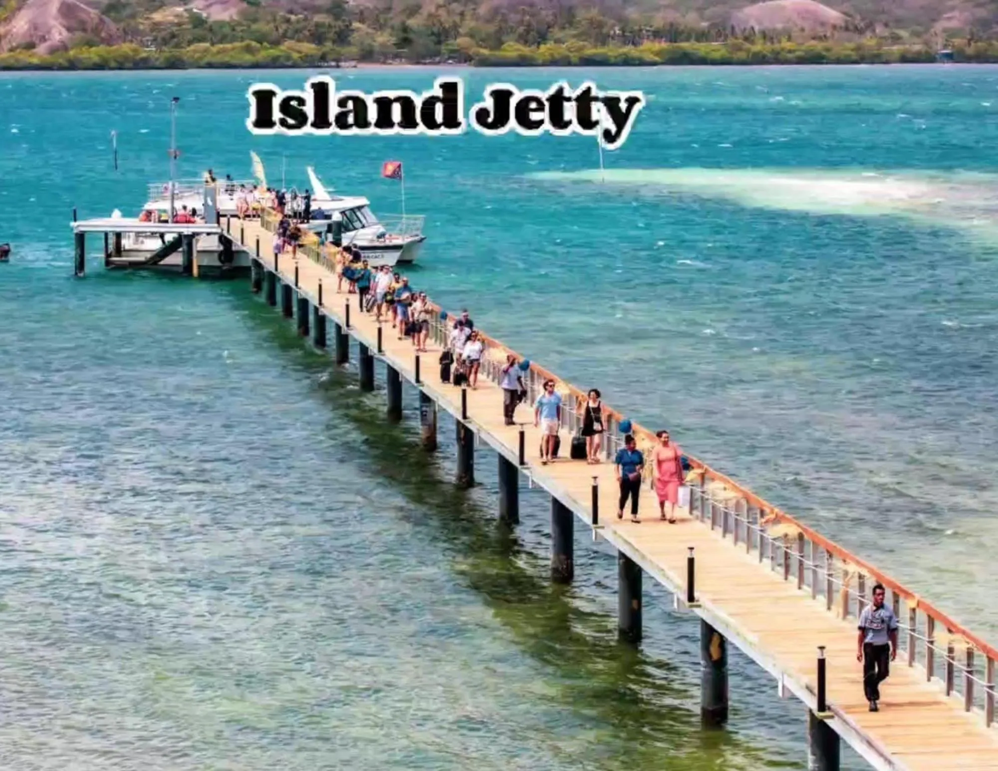 Beach in Loloata Island Resort