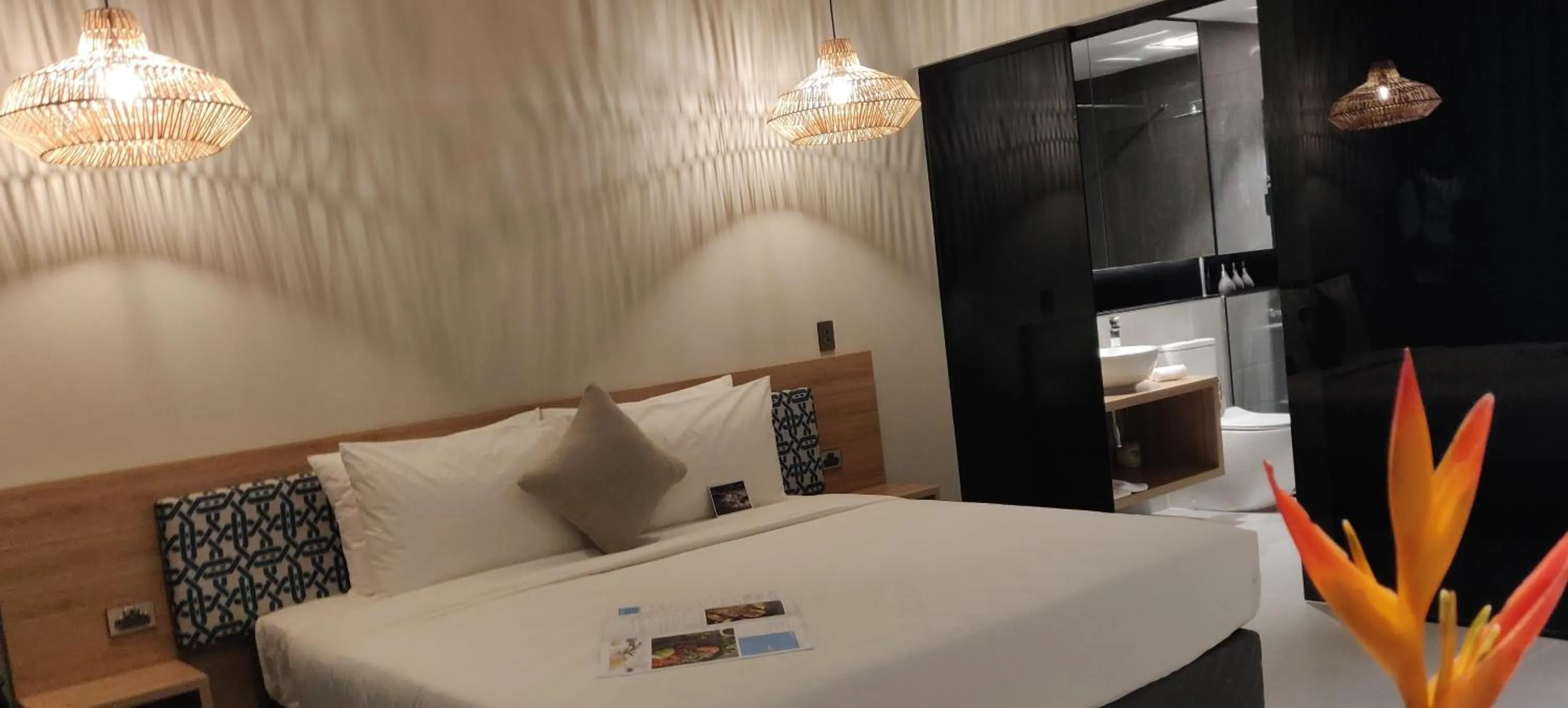 Bedroom, Bed in Loloata Island Resort