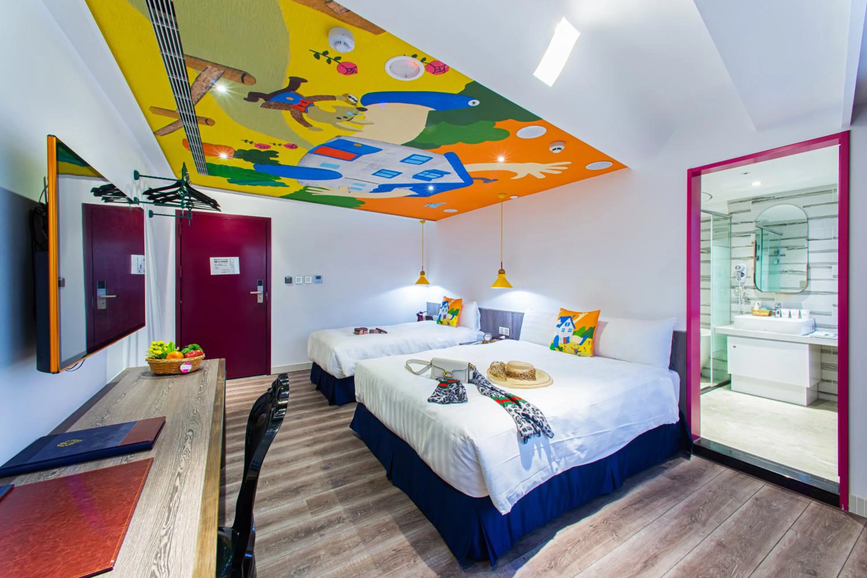 Bed in Norway Forest Travel hotel 1 Taichung