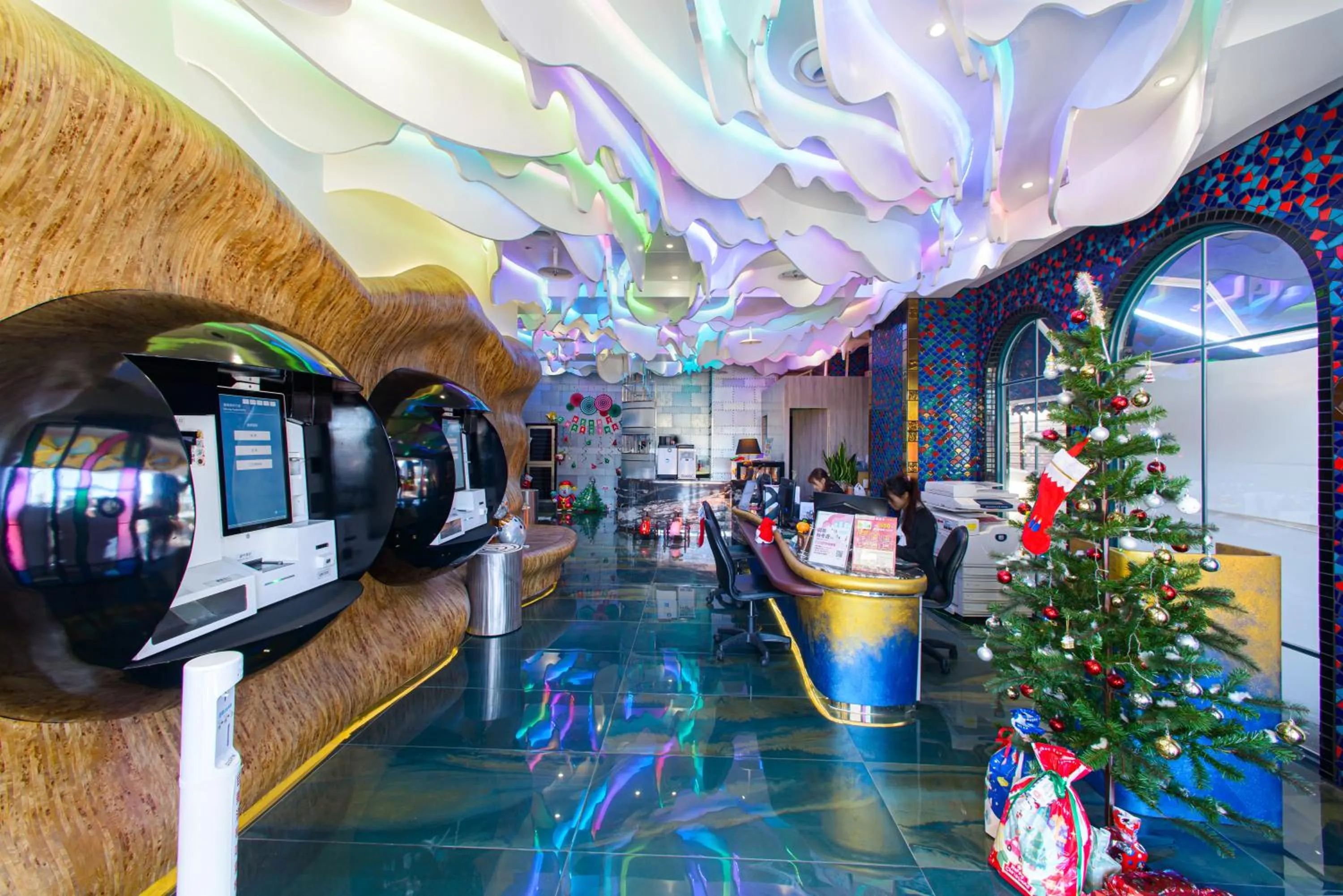 Lobby or reception in Norway Forest Travel hotel 1 Taichung