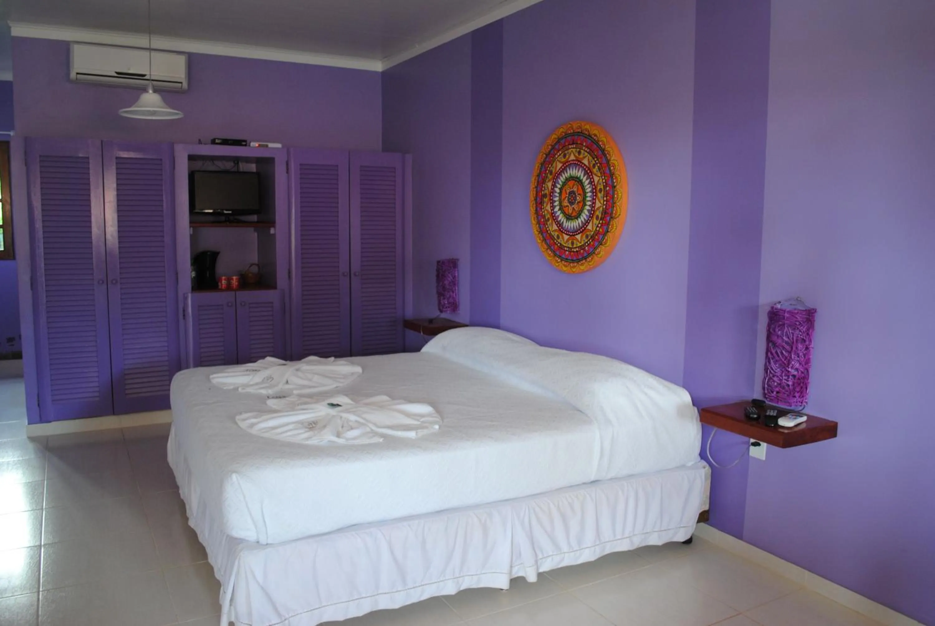 Bed in Fazenda Fiore Resort