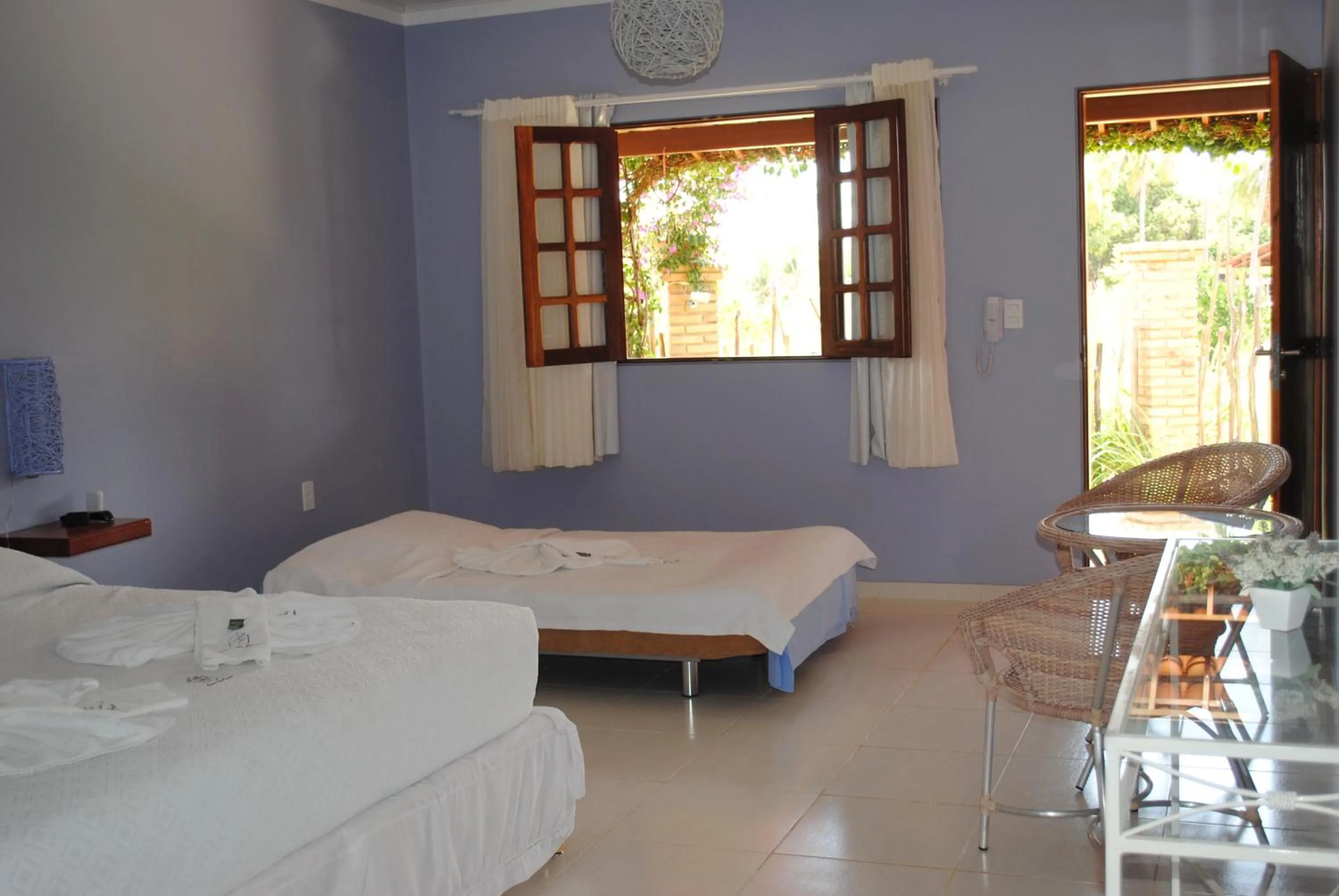 Bed in Fazenda Fiore Resort