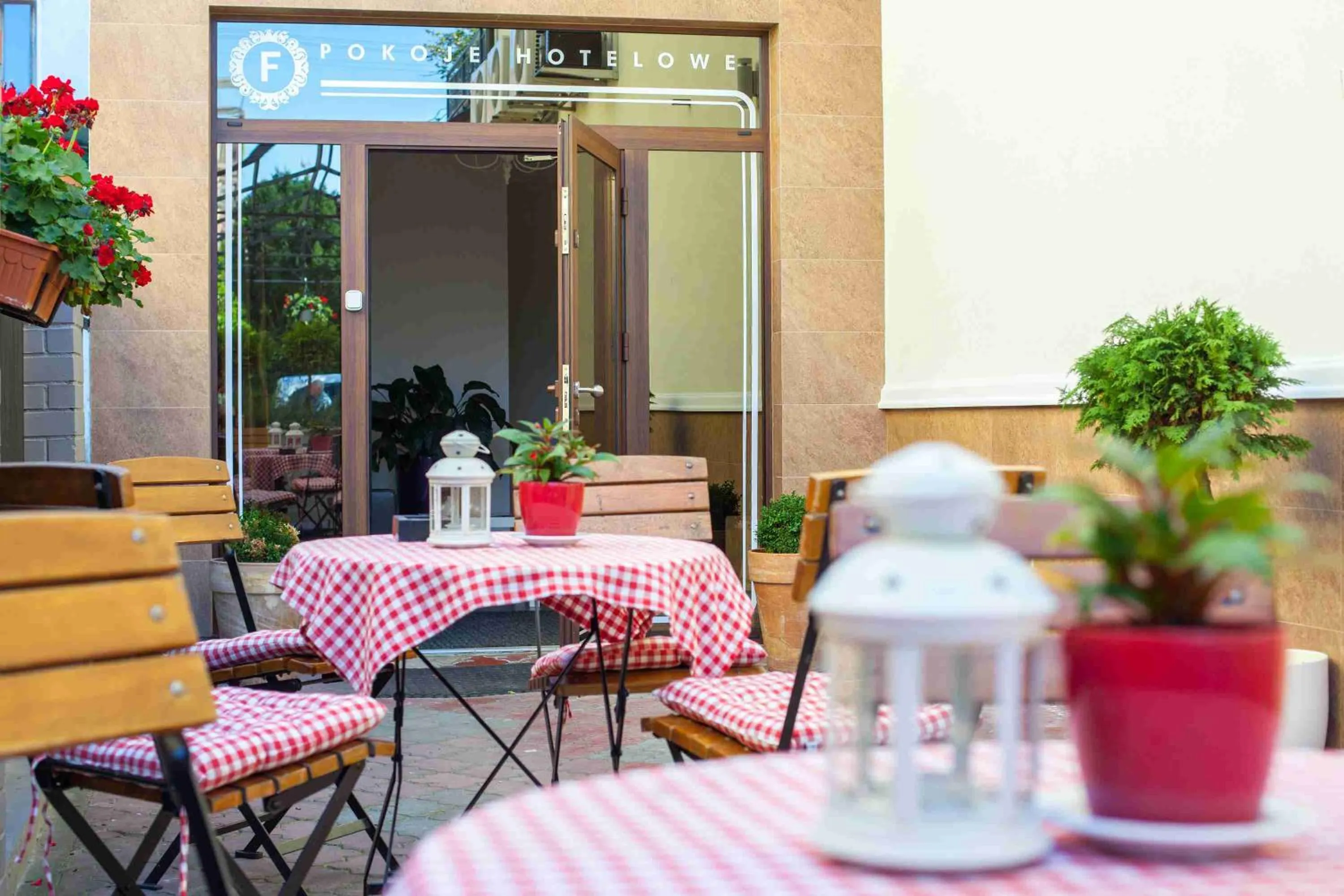 Patio in Pokoje De Luxe Figaro