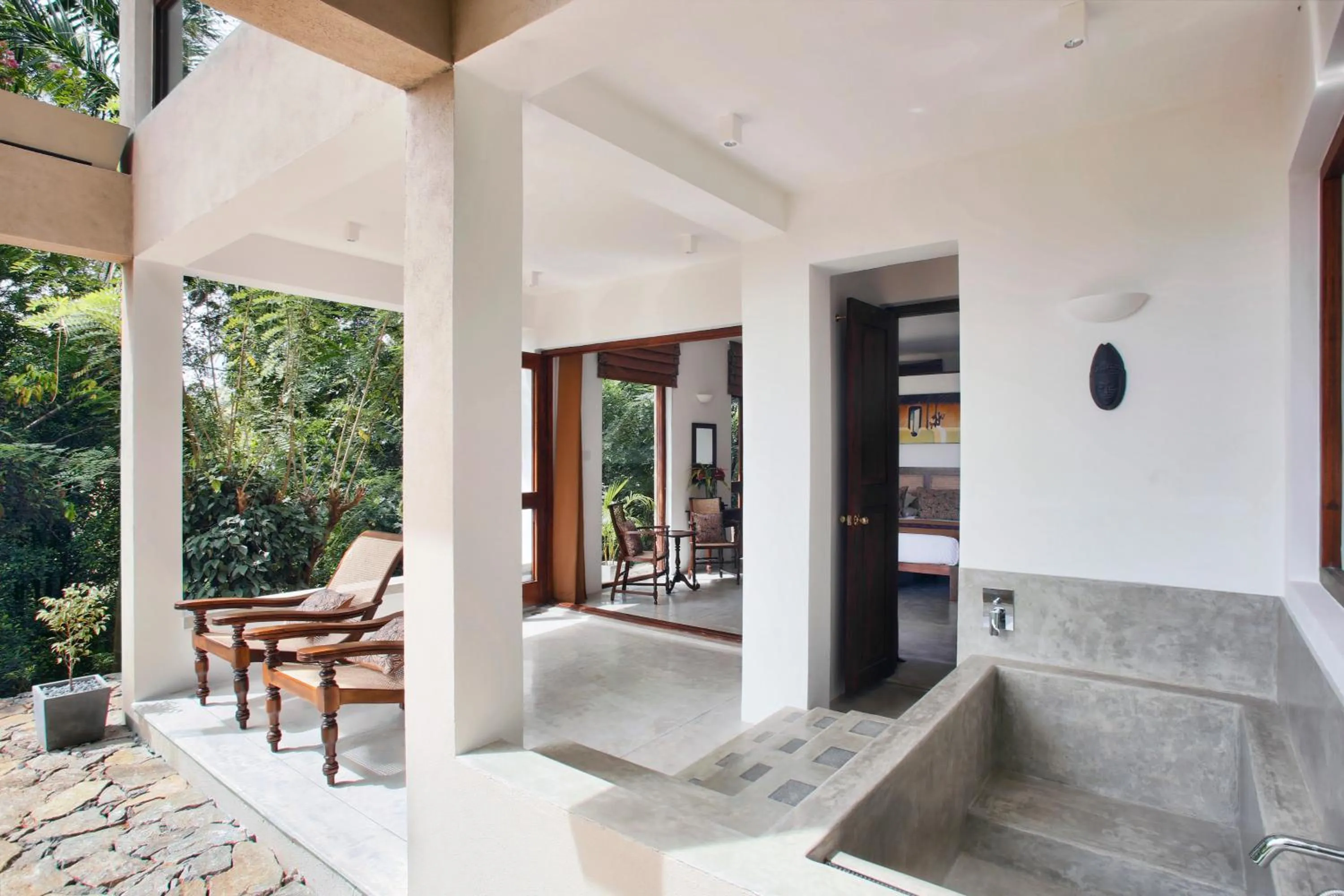 Seating area in Rosyth Estate House