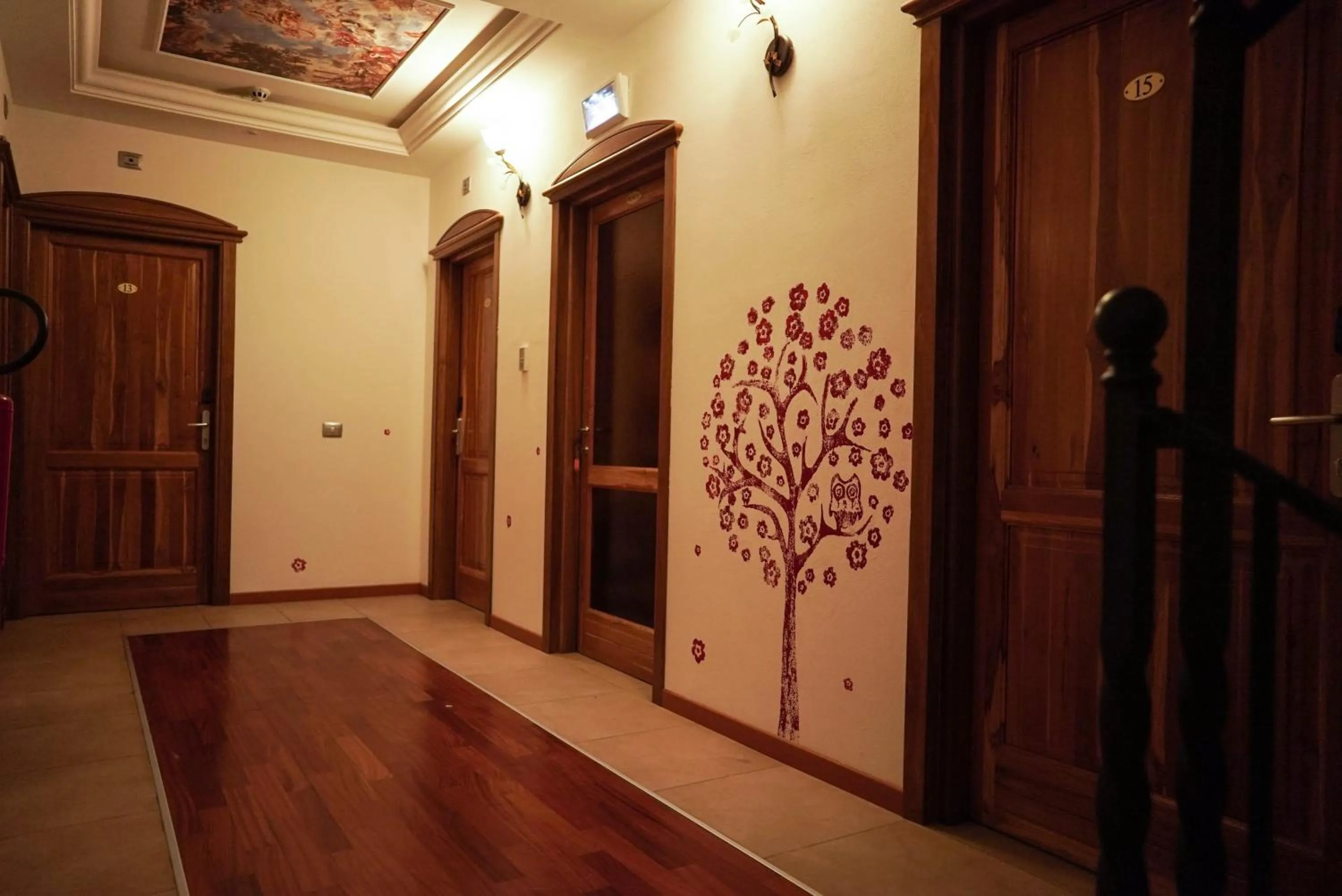 Decorative detail in Hotel Il Crinale