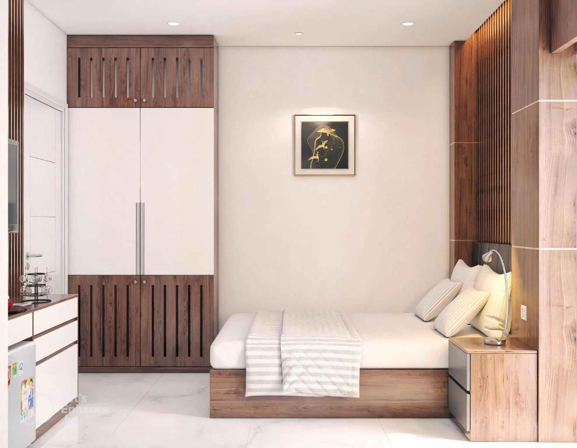 Bed in Anh Nguyet Da Nang Hotel