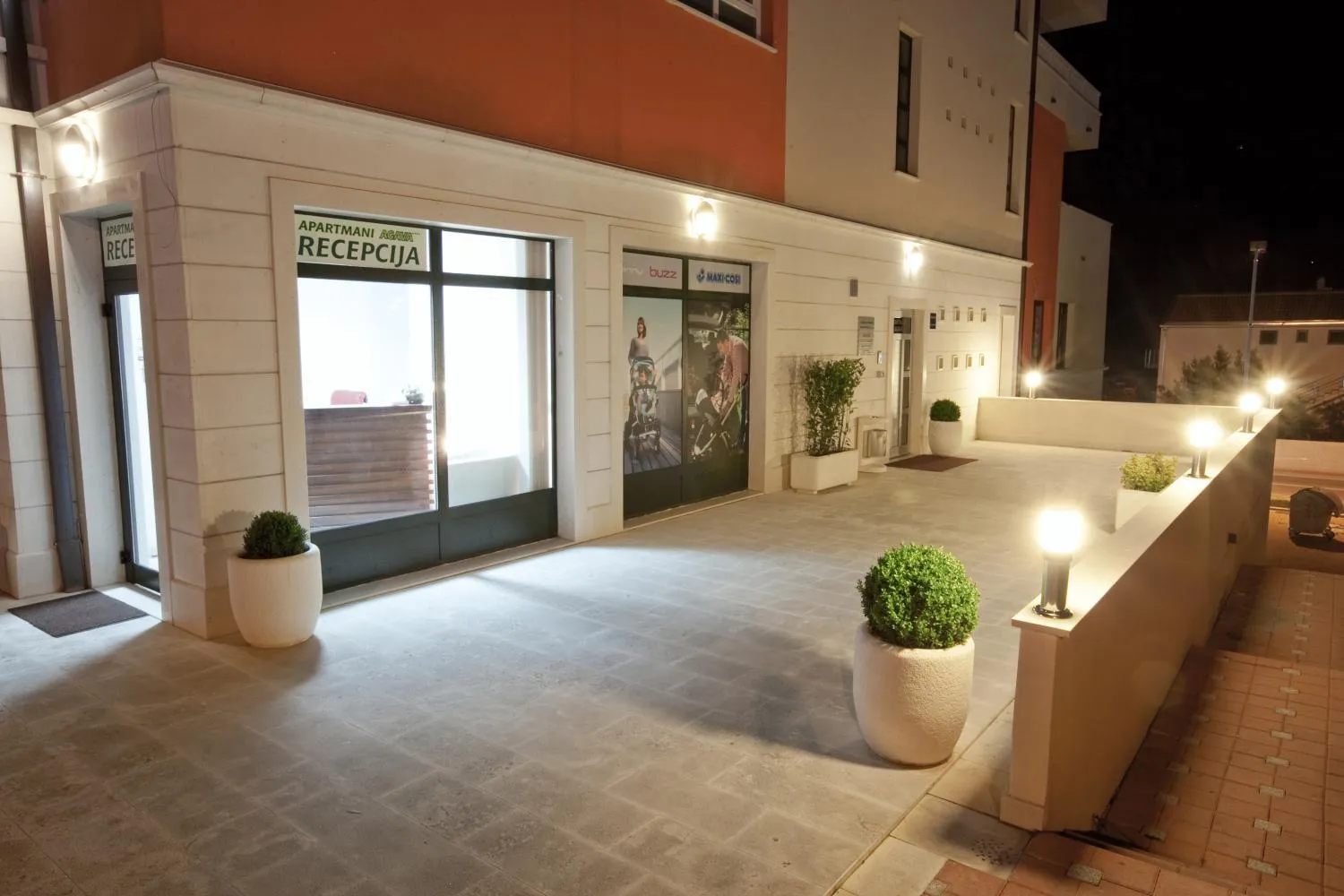 Facade/entrance in Apartments Agava