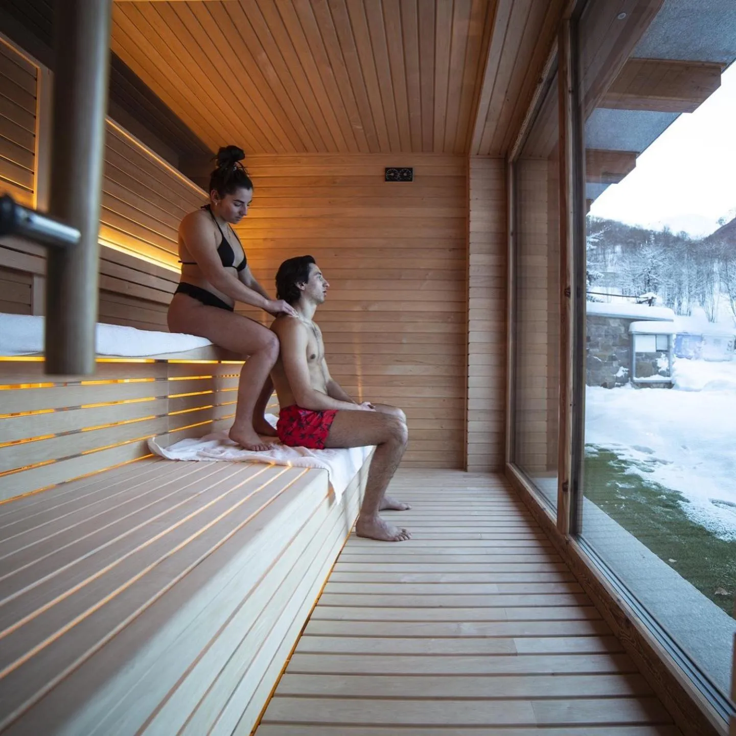 Sauna in Hotel Edelweiss