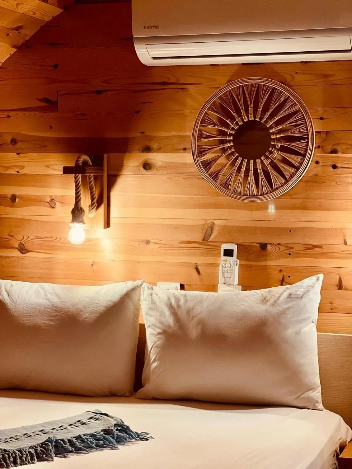 Bed in Turkuaz Bungalows