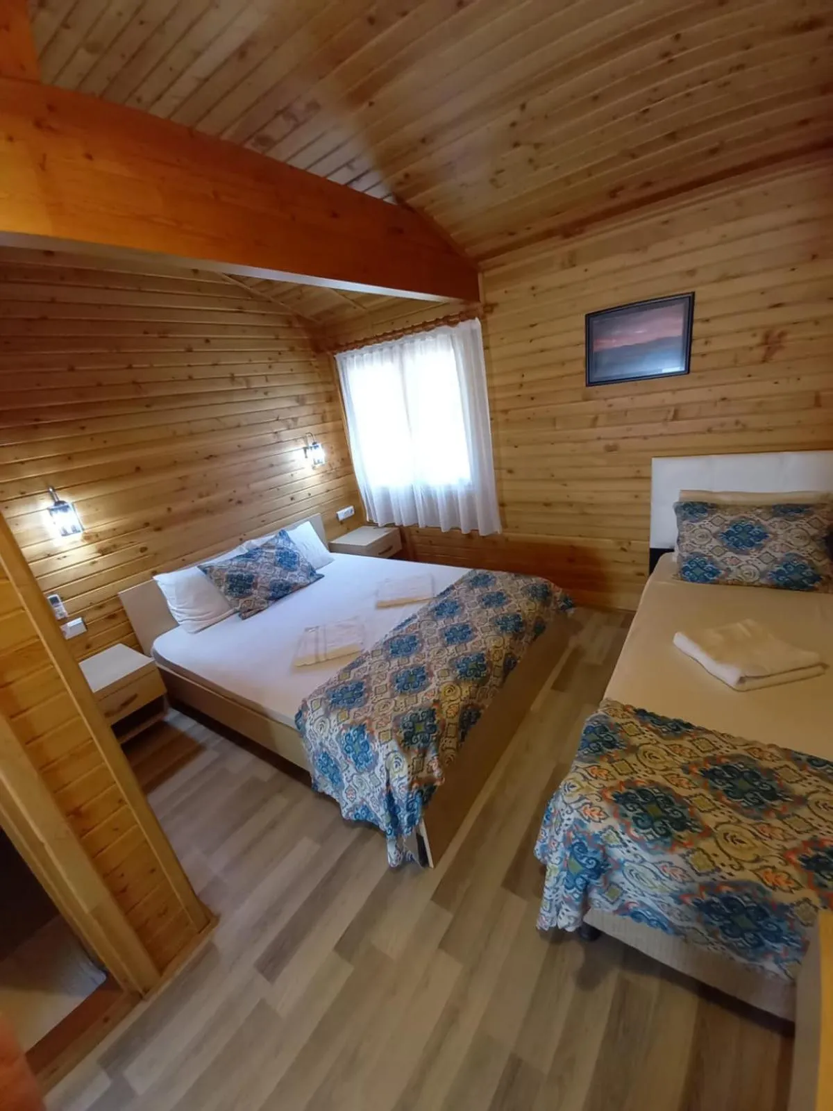 Bed in Turkuaz Bungalows