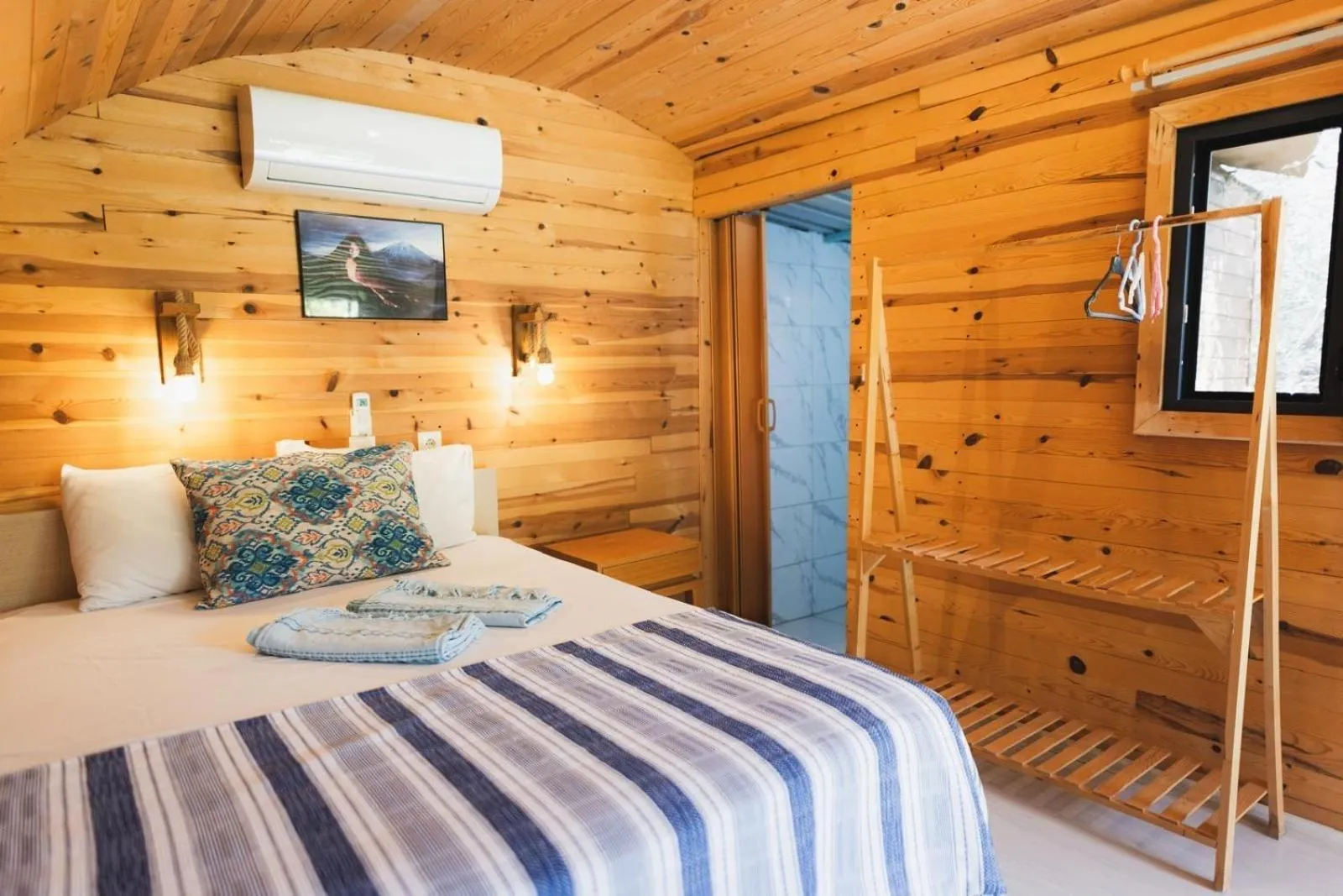 Bed in Turkuaz Bungalows