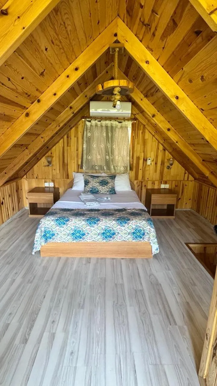 Bed in Turkuaz Bungalows