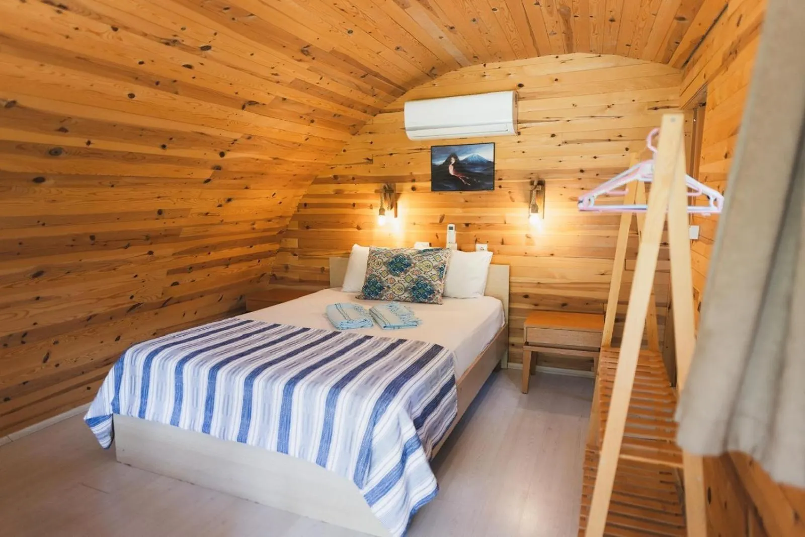 Bed in Turkuaz Bungalows