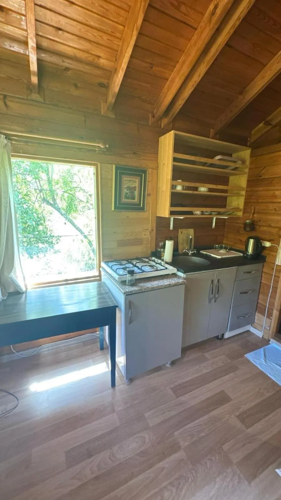 Kitchen or kitchenette in Turkuaz Bungalows