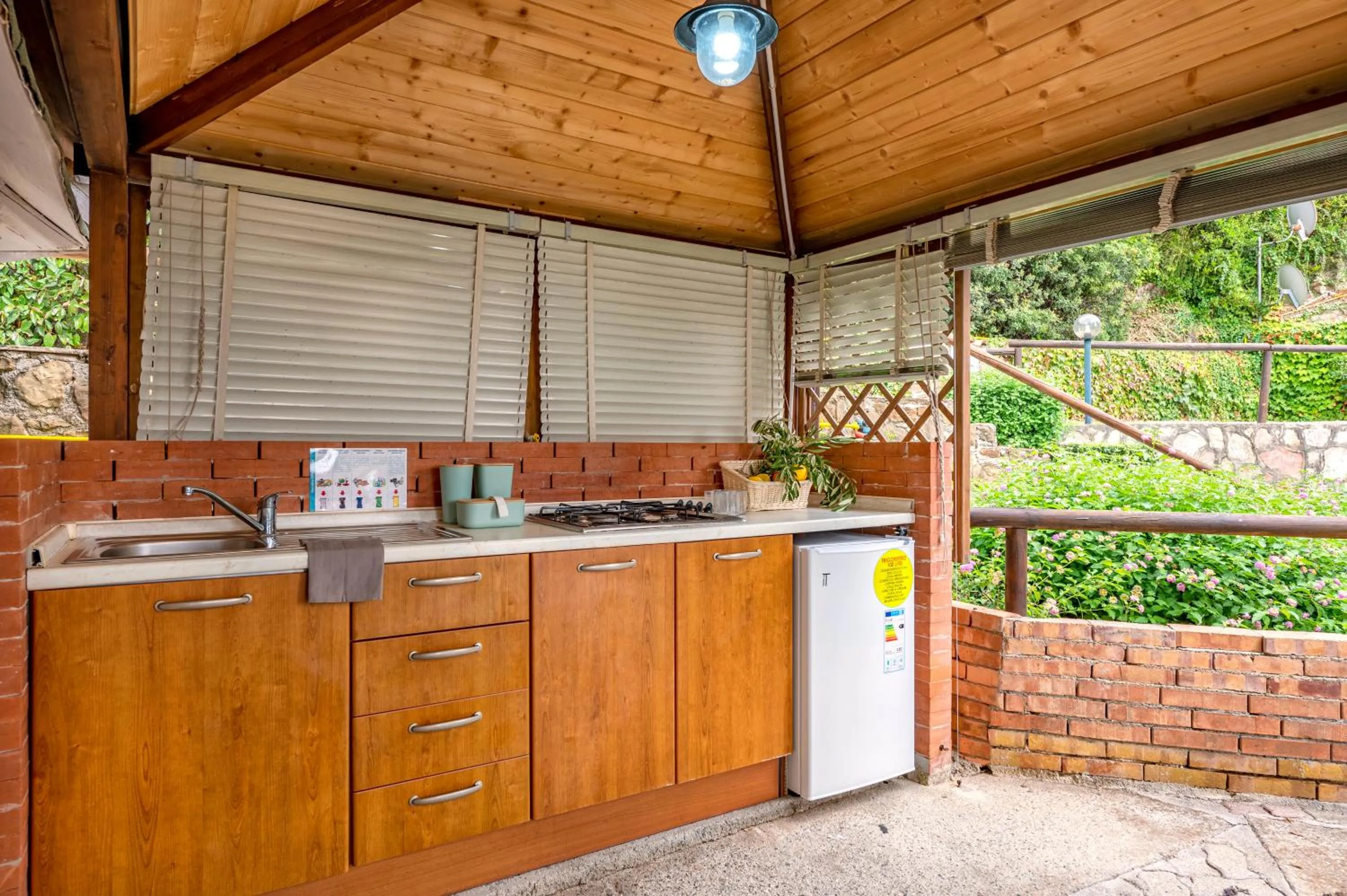 Kitchen or kitchenette in Resort Baia del Silenzio