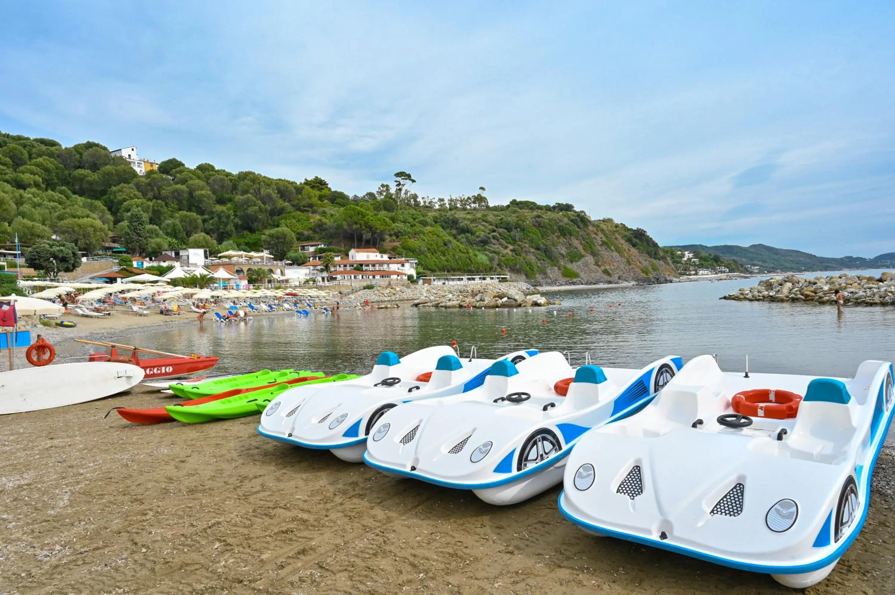 Beach in Resort Baia del Silenzio