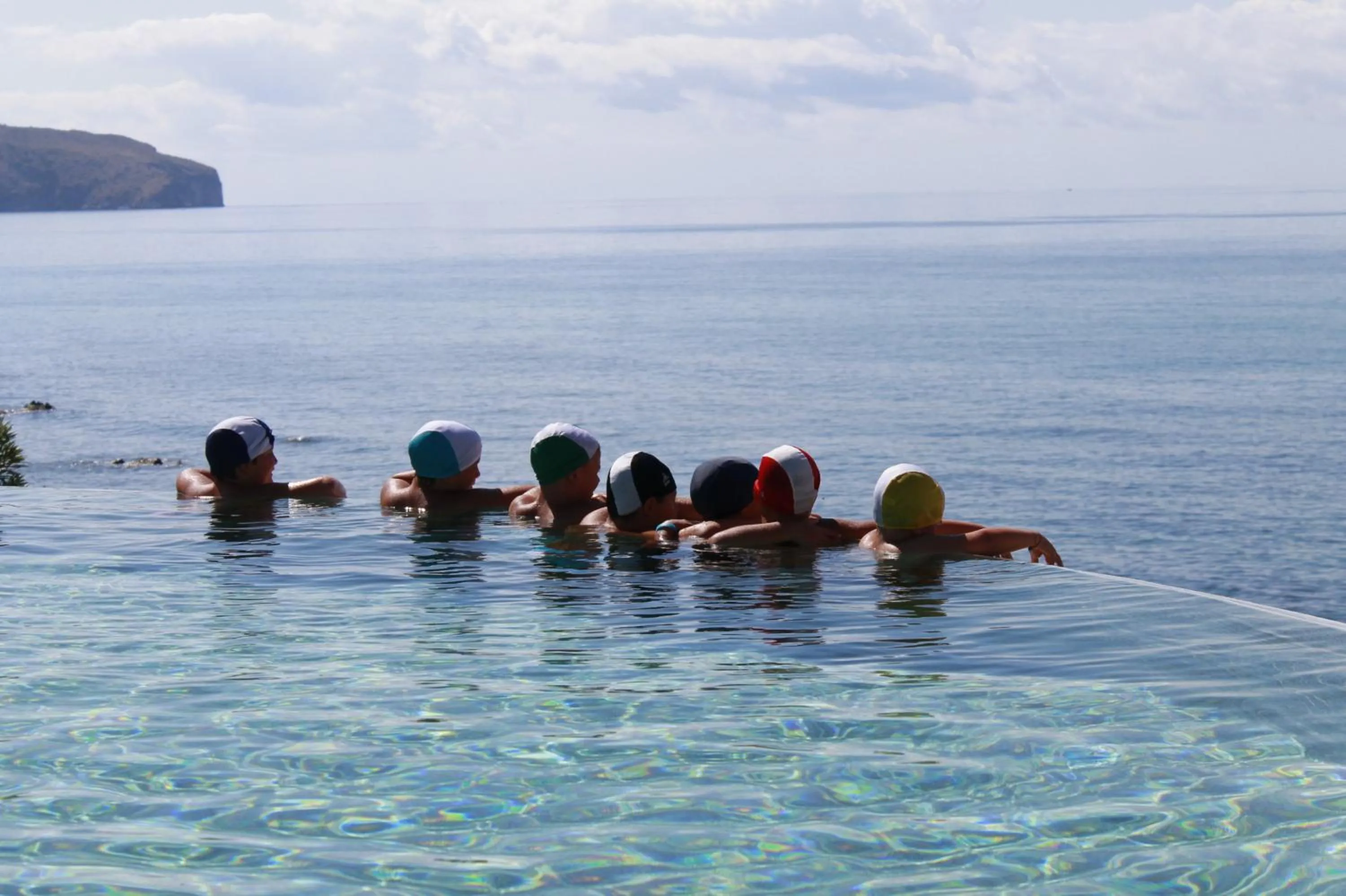 People in Resort Baia del Silenzio