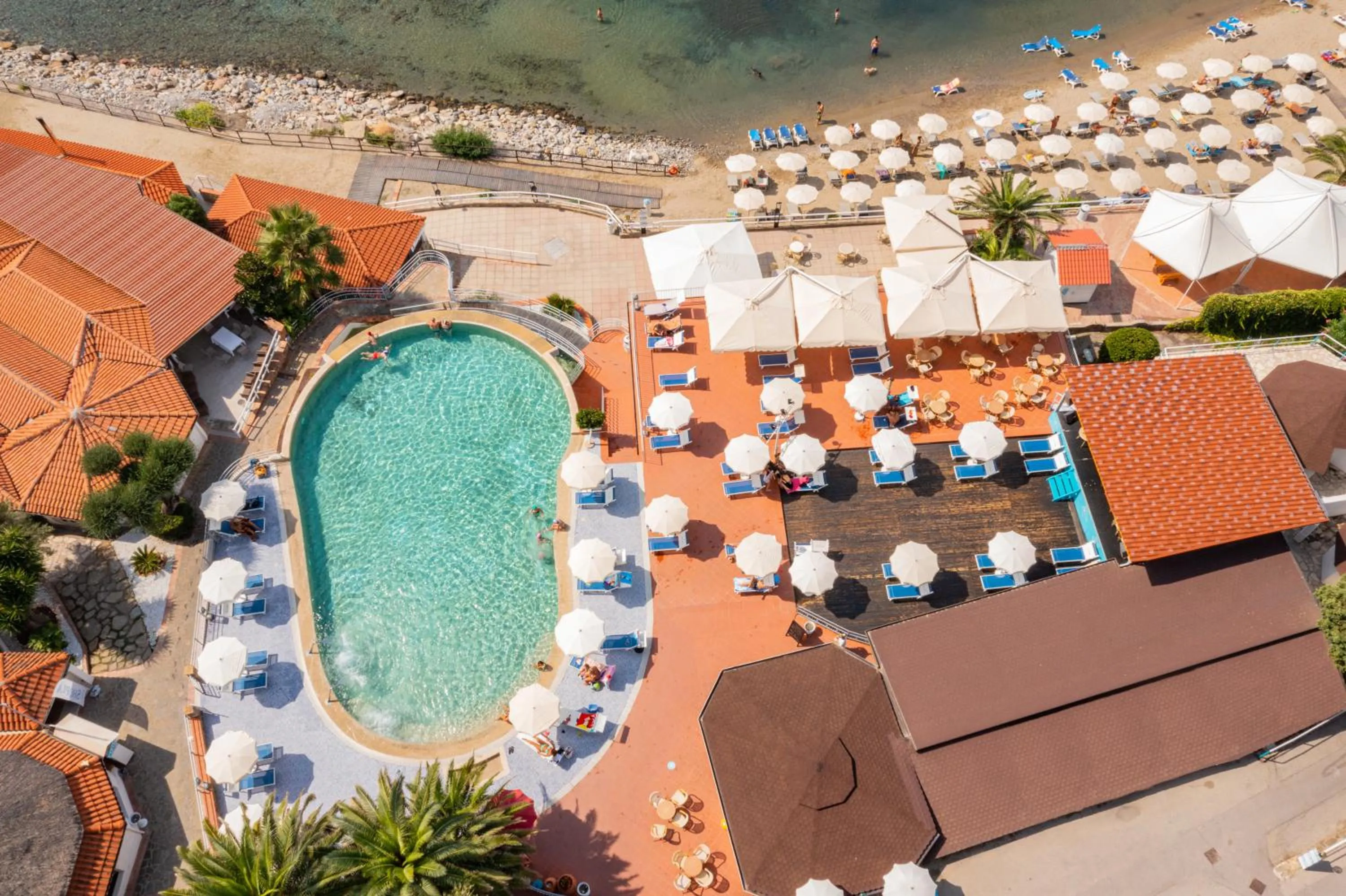 Bird's eye view in Resort Baia del Silenzio