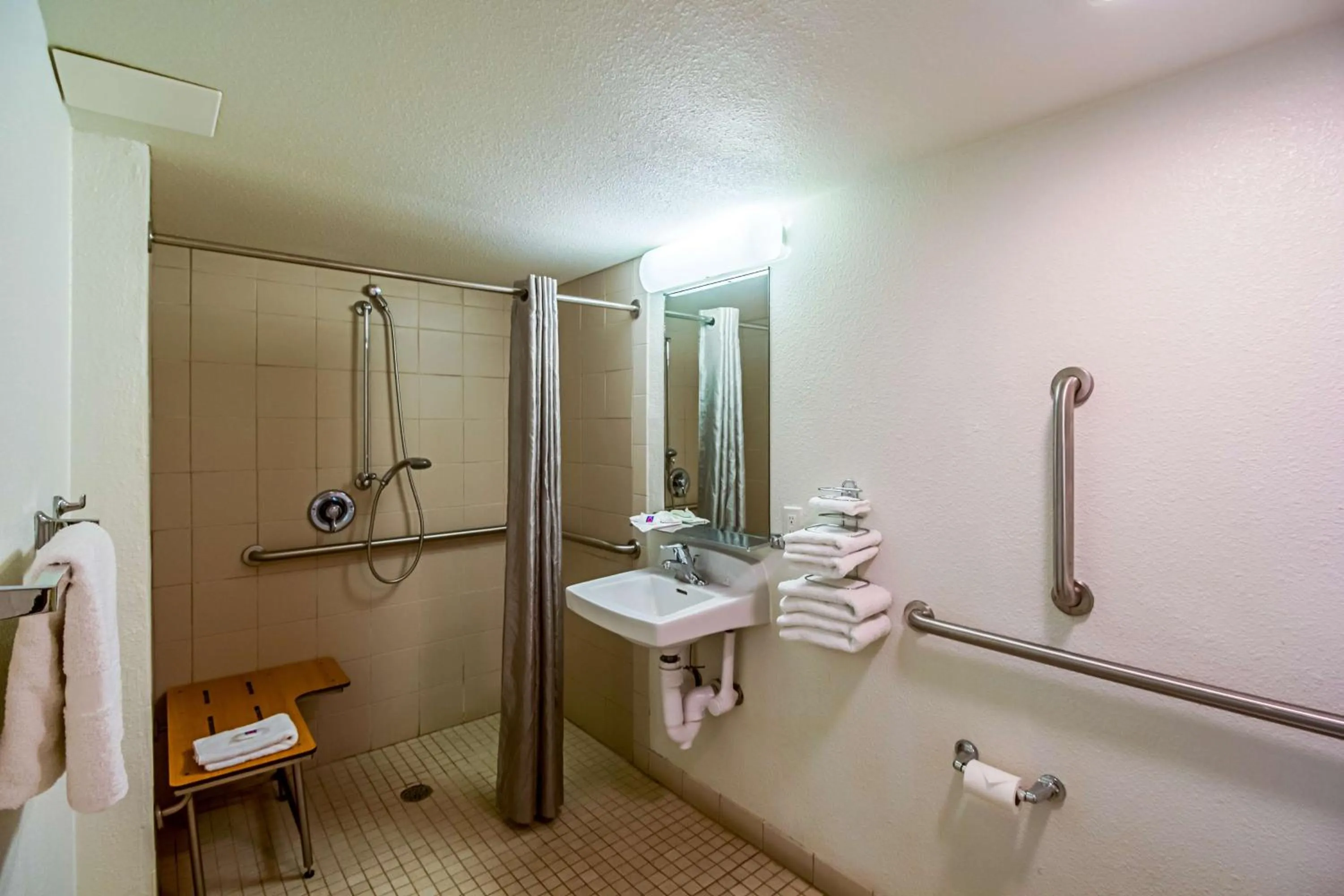 Shower in Ocean Inn South Padre Island